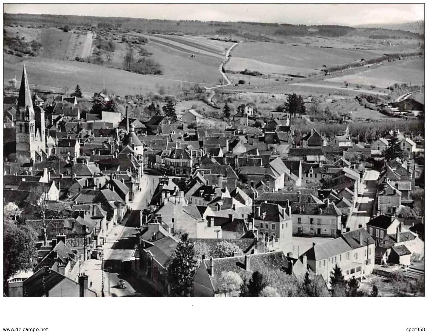 89 . N°43631 . Vermenton .  Vue Generale. Cpsm  15 X 10.5 Cm. - Vermenton