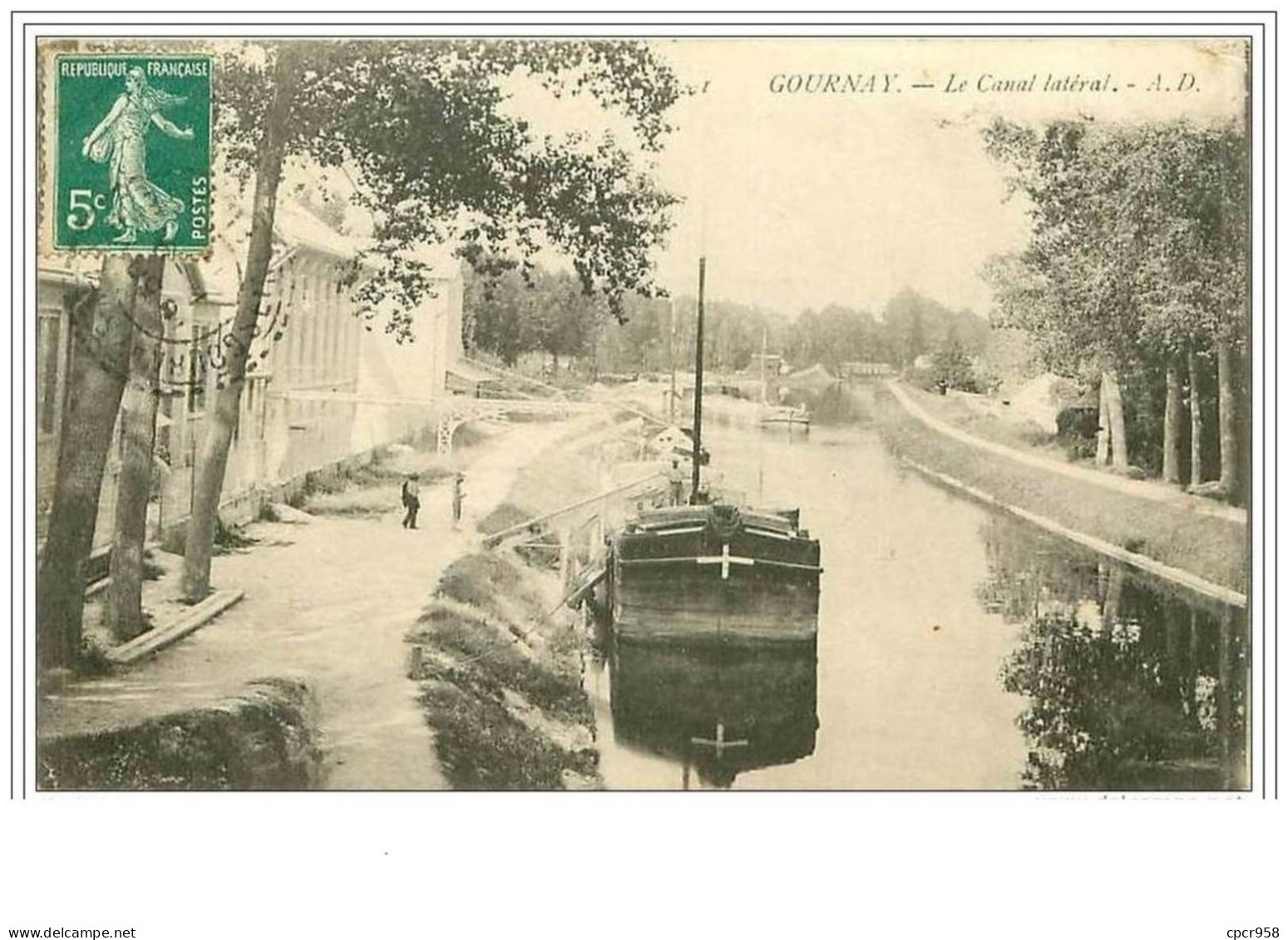 93.76.GOURNAY.LE CANAL LATERAL - Gournay Sur Marne