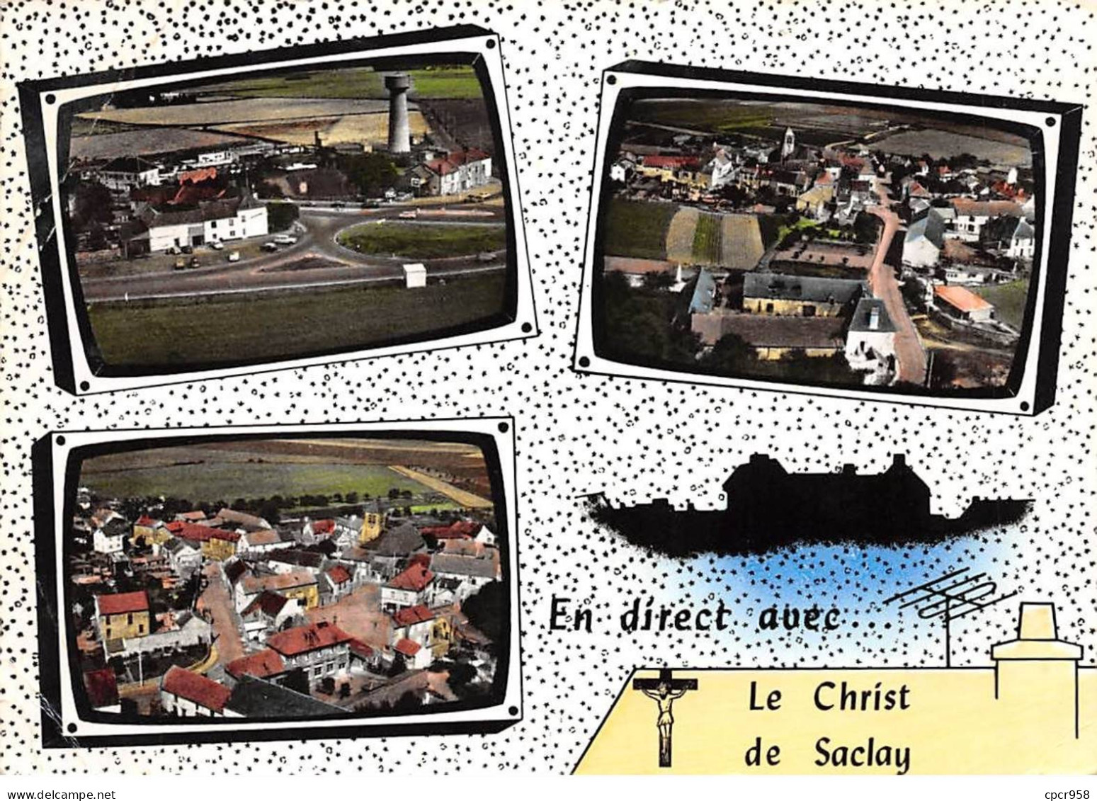 91 - SACLAY - SAN23774 - Vue D'Ensemble - En L'état - CPSM 15X10,5 Cm - Saclay