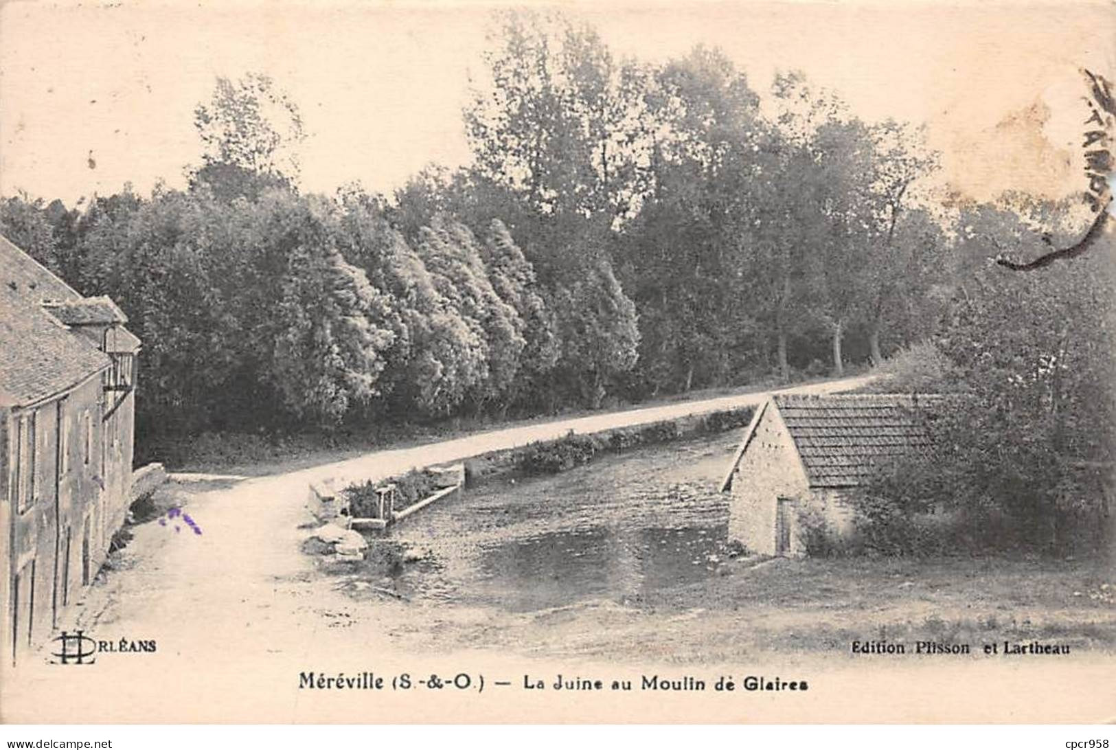 91 - Méréville - SAN21252 - La Juine Au Moulin De Glaires - En L'état - Mereville