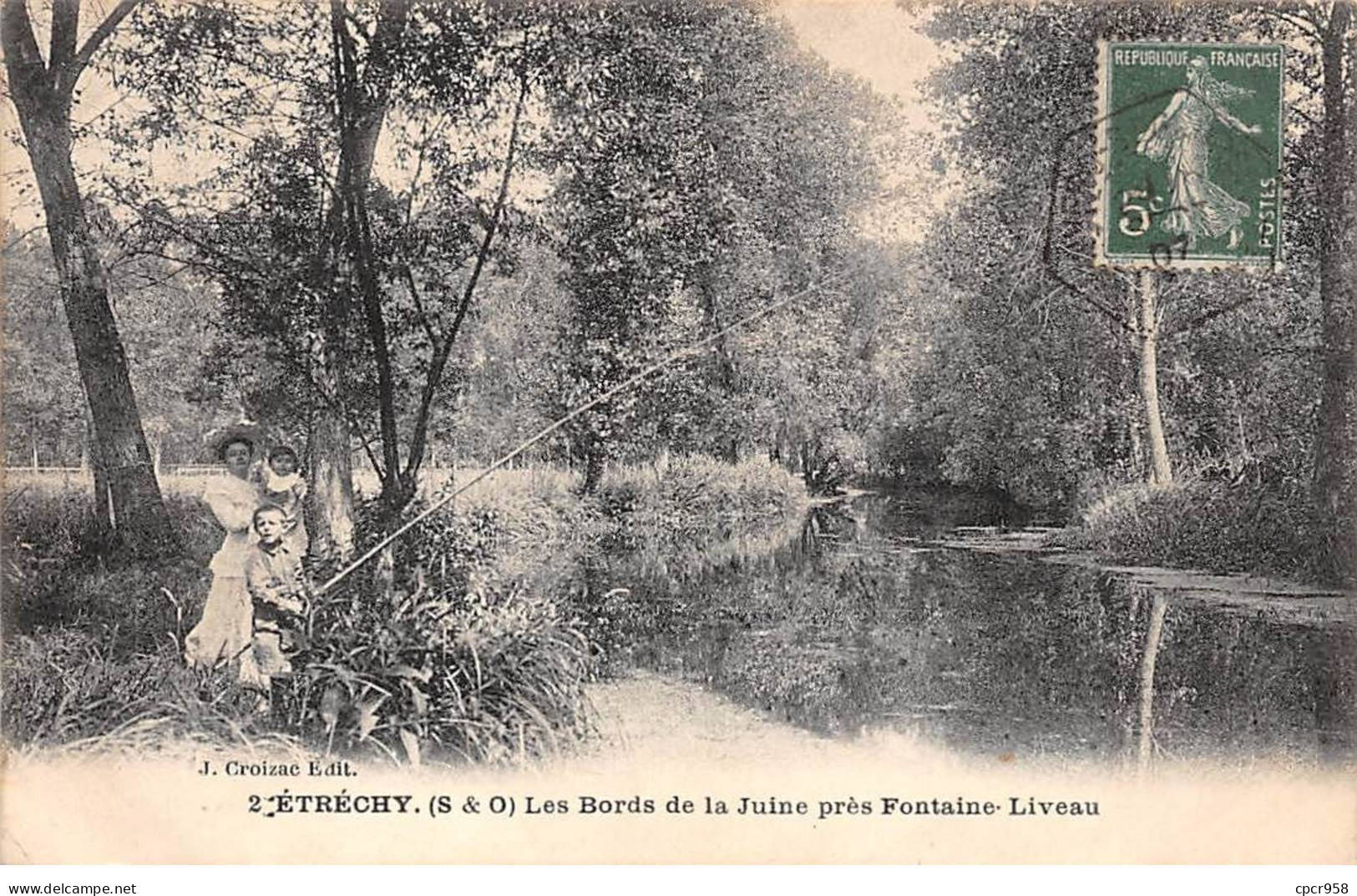 91 - ETRECHY - SAN32718 - Les Bords De La Juine Près Fontaine Liveau - Etrechy