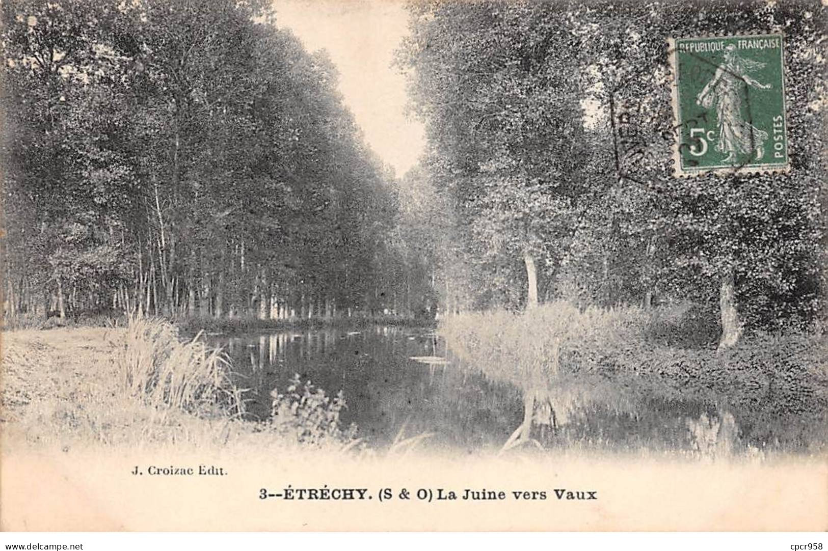 91 - ETRECHY - SAN32716 - La Juine Vers Vaux - Etrechy