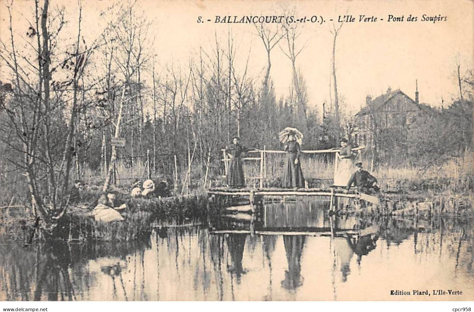 91 - Ballancourt - SAN21240 - L'Ile Verte - Pont Des Soupirs - Ballancourt Sur Essonne