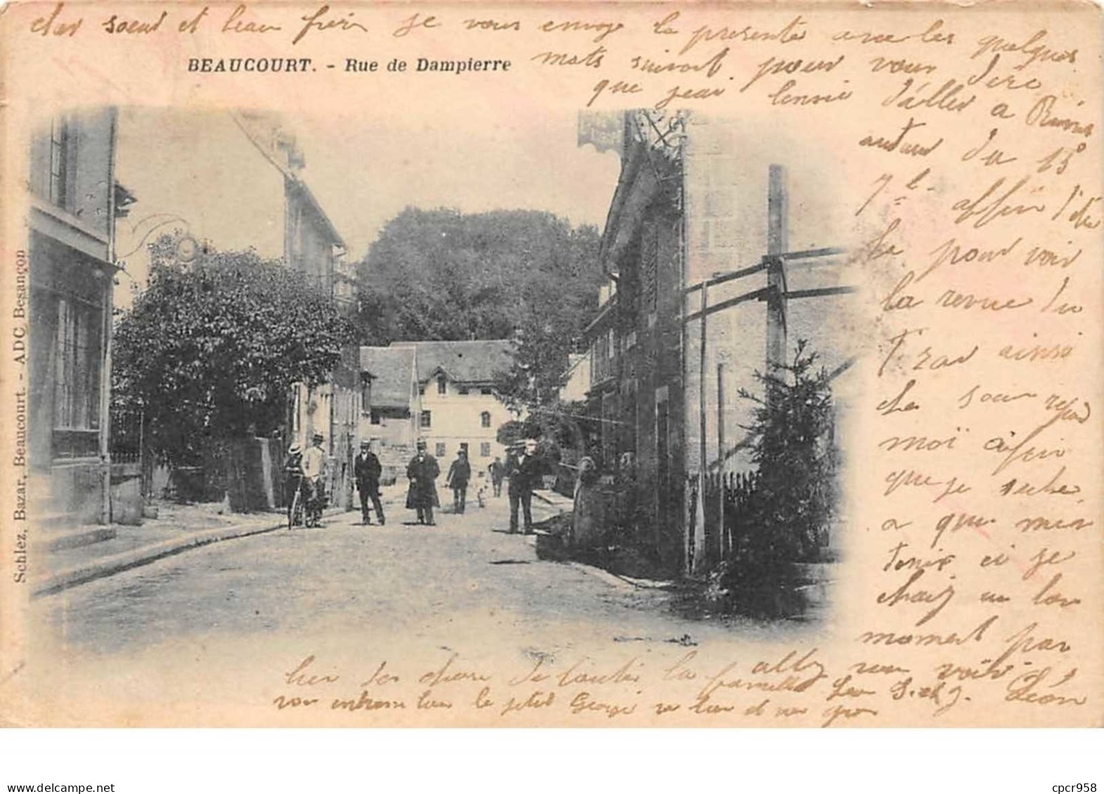 90.n°57578.beaucourt.rue De Dampierre. - Beaucourt