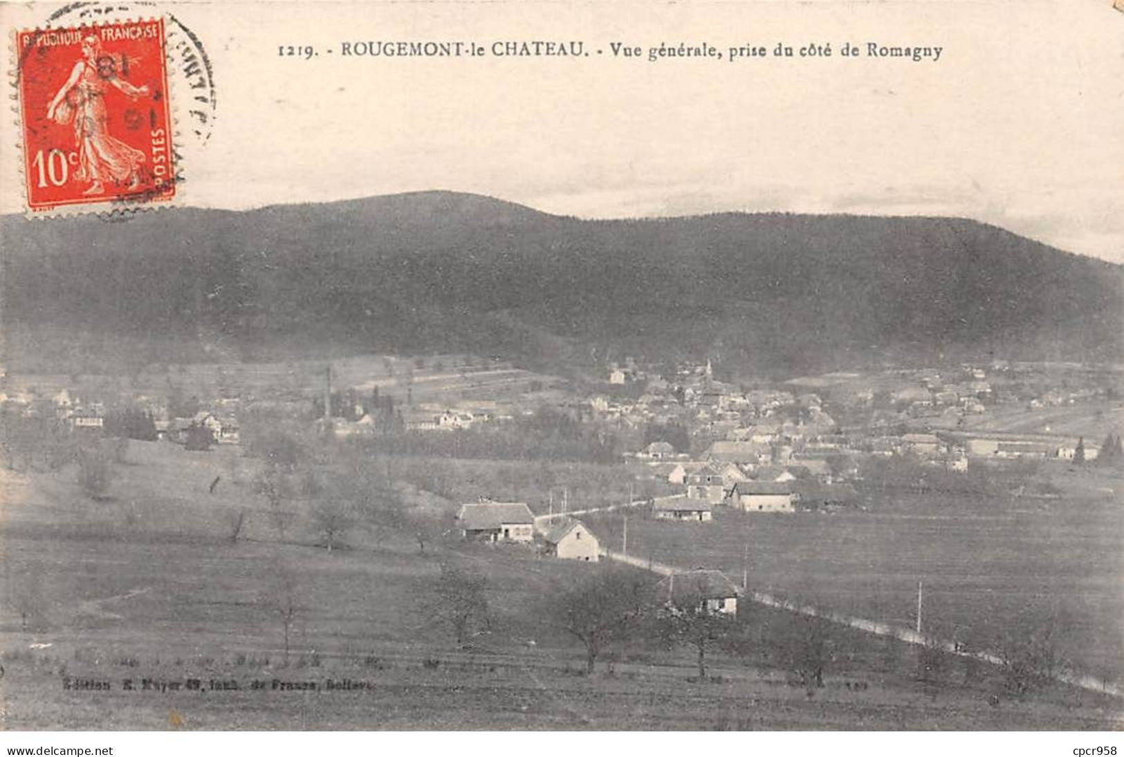 90 - ROUGEMONT LE CHATEAU - SAN24993 - Vue Générale - Prise Du Côté De Romagny - Rougemont-le-Château