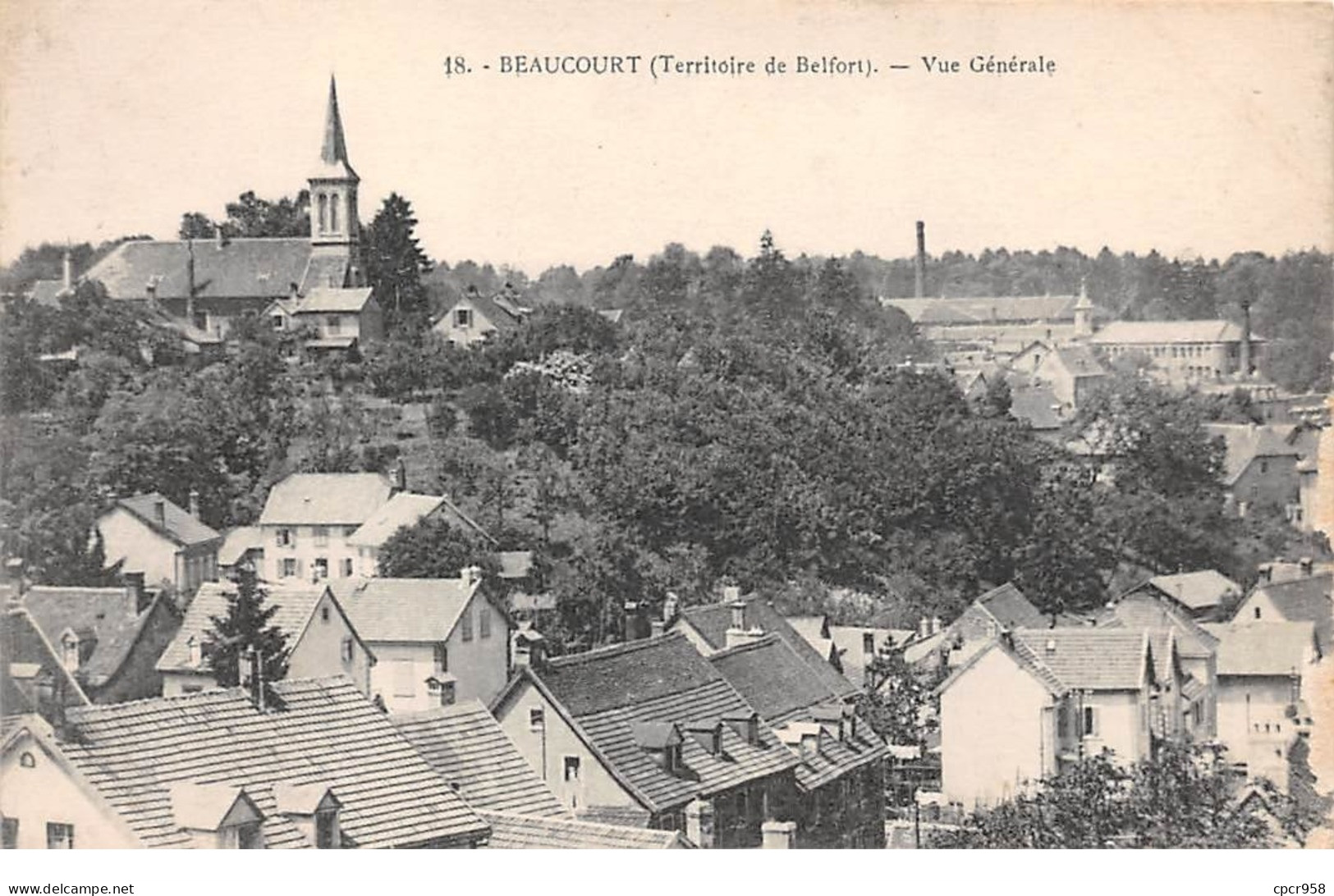 90 .n°106630 . Beaucourt .vue Generale . - Beaucourt