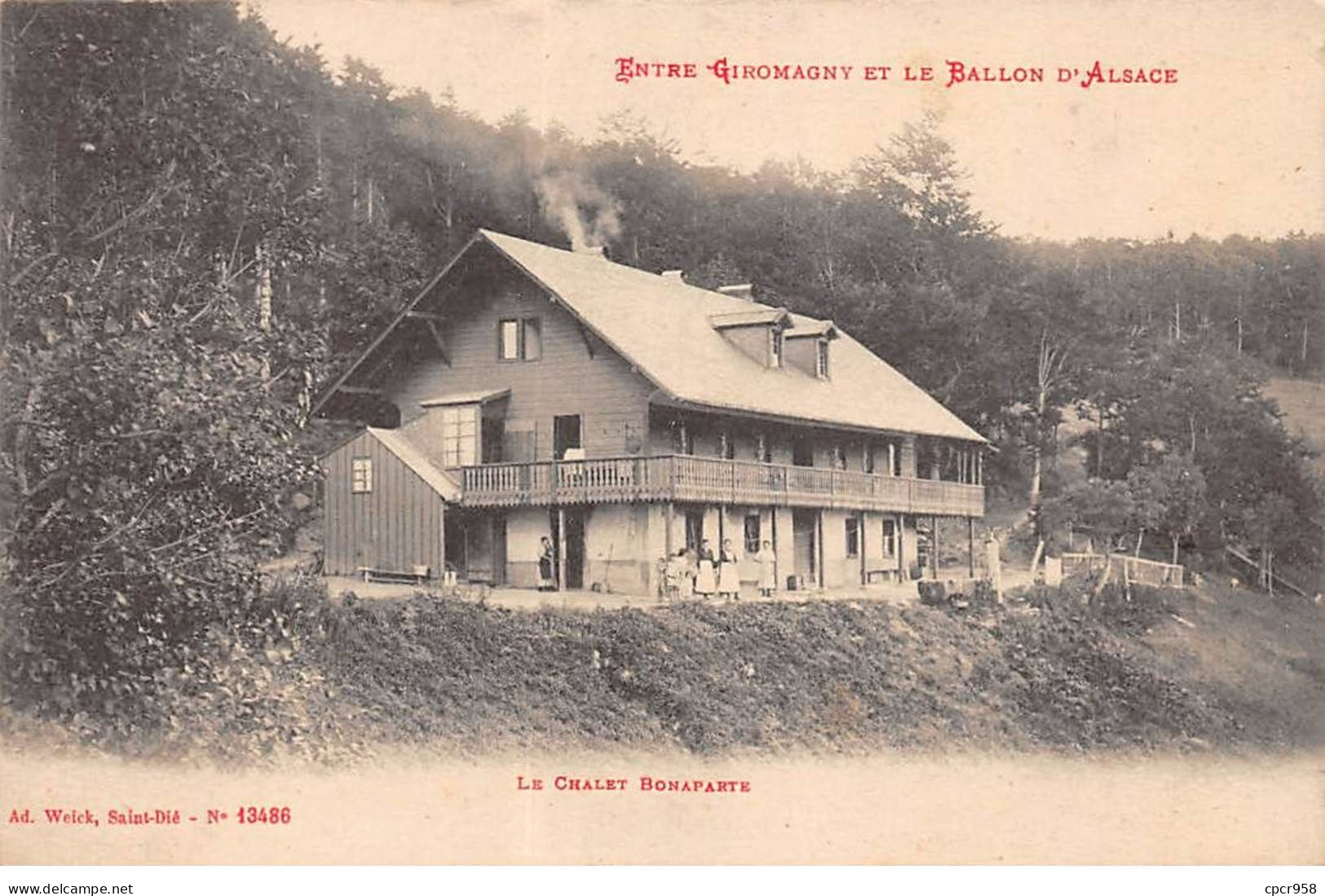 90 - GIROMAGNY - SAN35284 - Entre Giromagny Et Le Ballon D'Alsace - Le Chalet Bonaparte - Giromagny