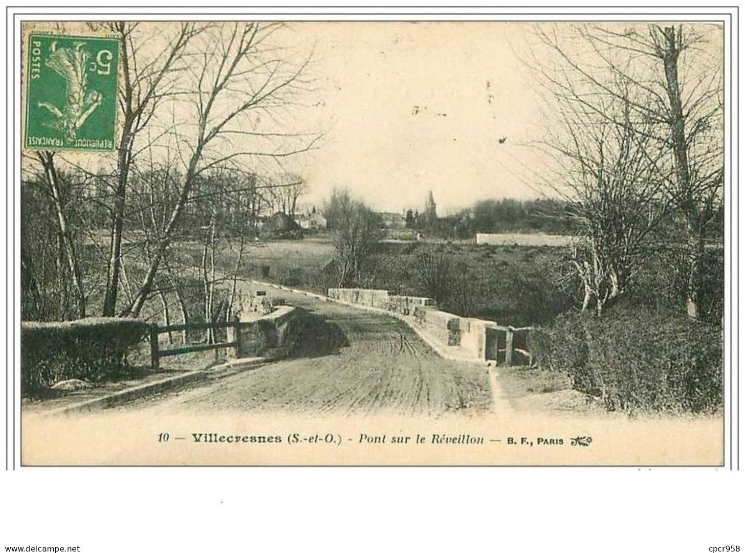 94.VILLECRESNES.PONT SUR LE REVEILLON.PLIE - Villecresnes