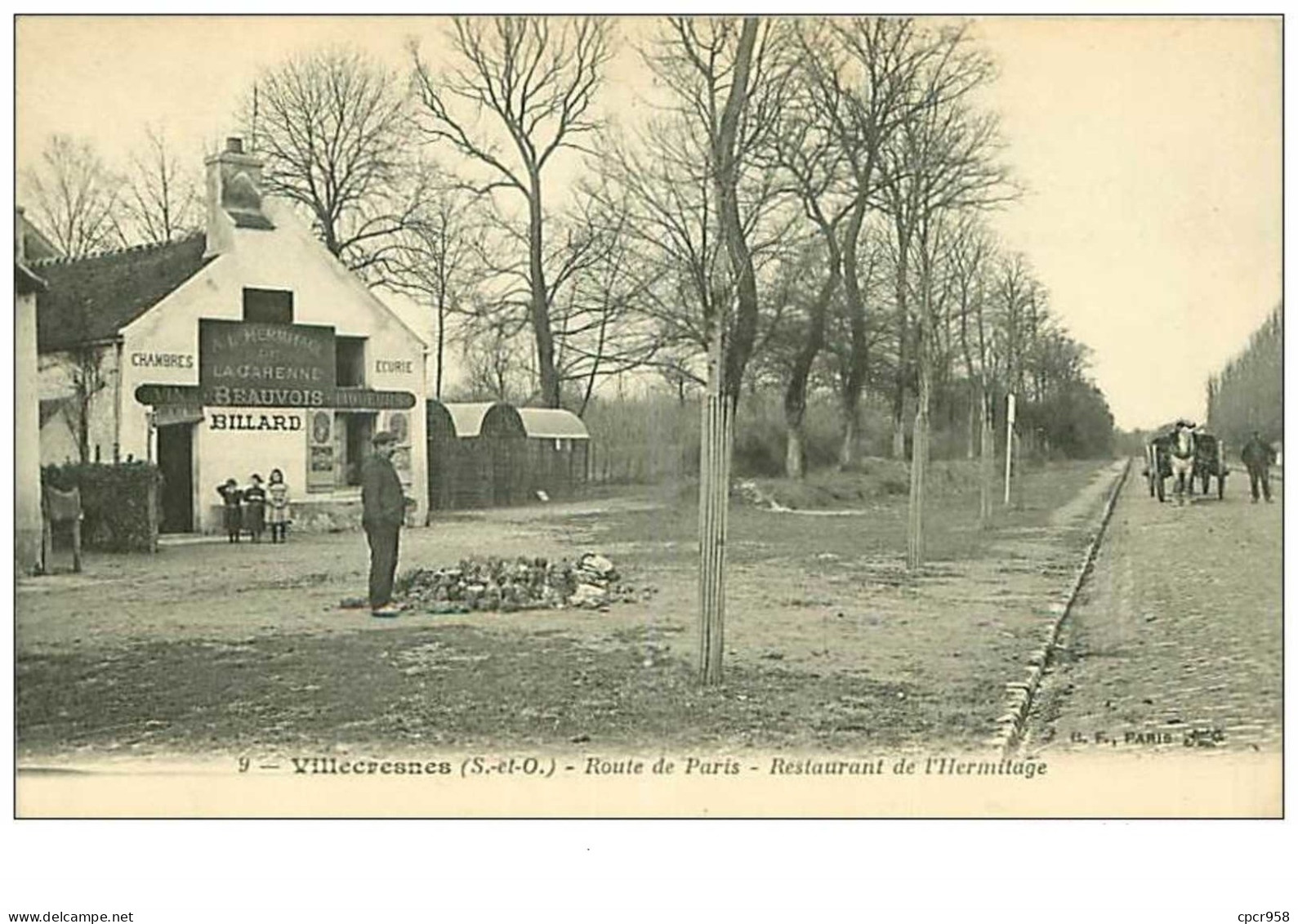 94.VILLECRESNES.n°59.ROUTE DE PARIS.RESTAURANT DE L'HERMITAGE - Villecresnes