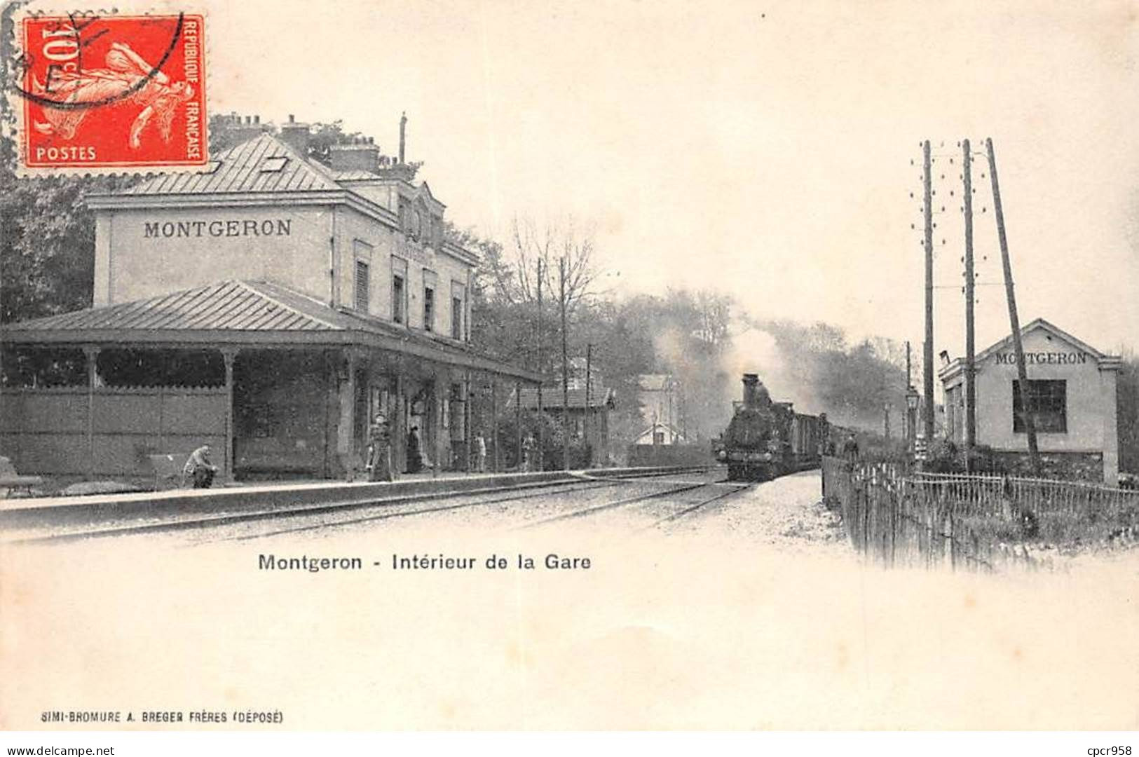 91.AM19203.Montgeron.Intérieur De La Gare.Train - Montgeron