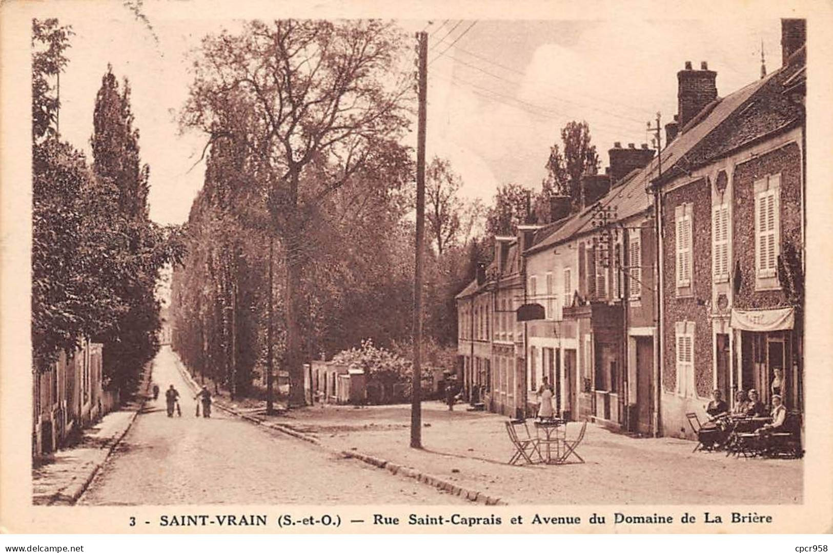 91.AM17622.Saint Vrain.N°3.Rue Saint Caprais Et Avenue Du Domaine De La Brière - Saint Vrain