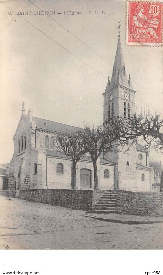 91. N°206205. Saint Cheron.l'église - Saint Cheron