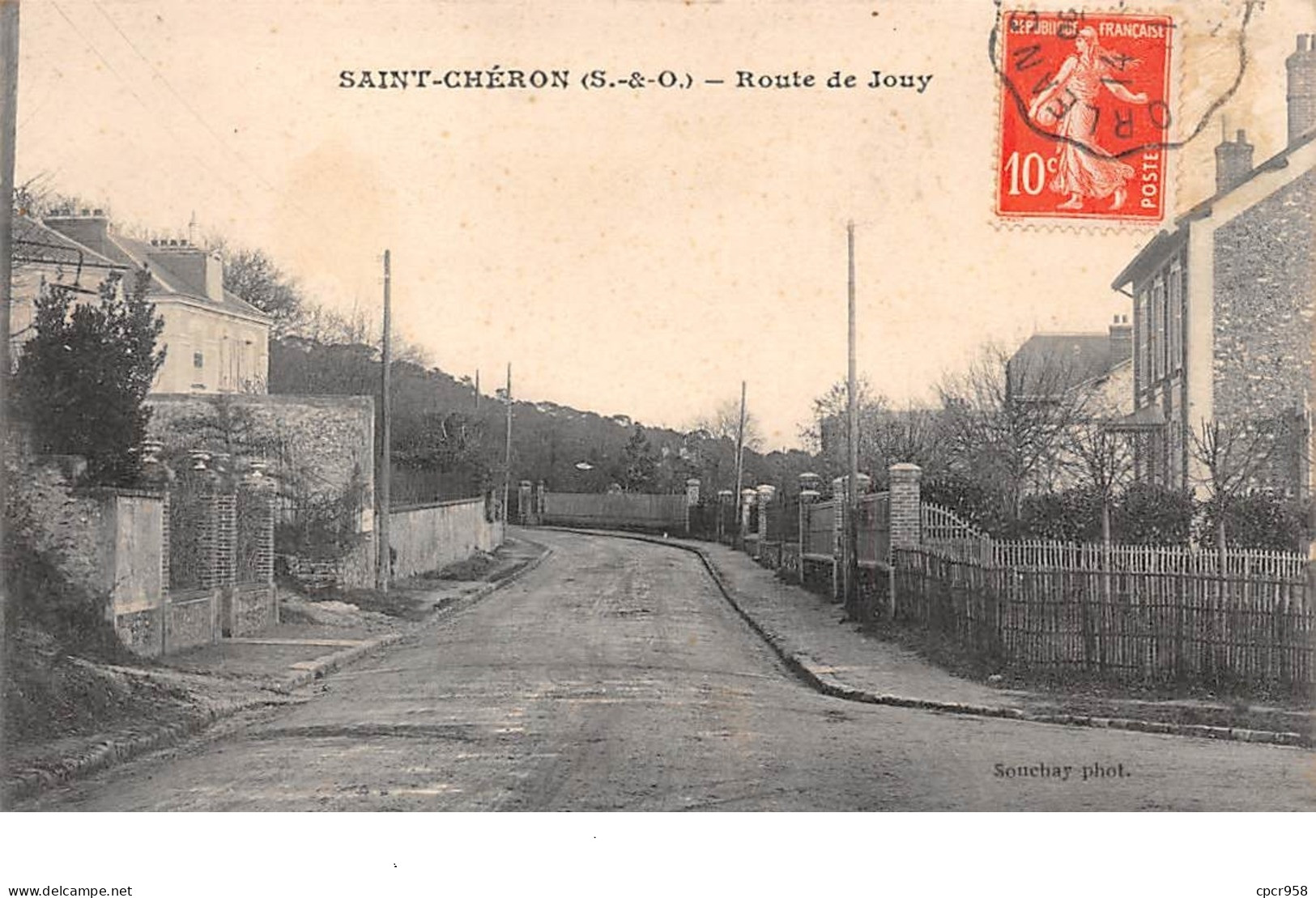 91. N°206204. Saint Cheron. Route De Jouy - Saint Cheron