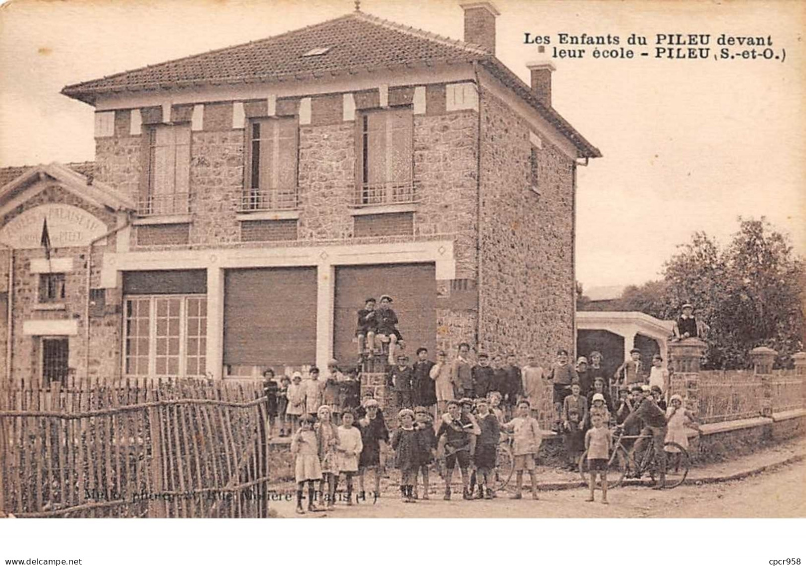 91. N°54198. Palaiseau. école. Groupe De Pileu - Palaiseau