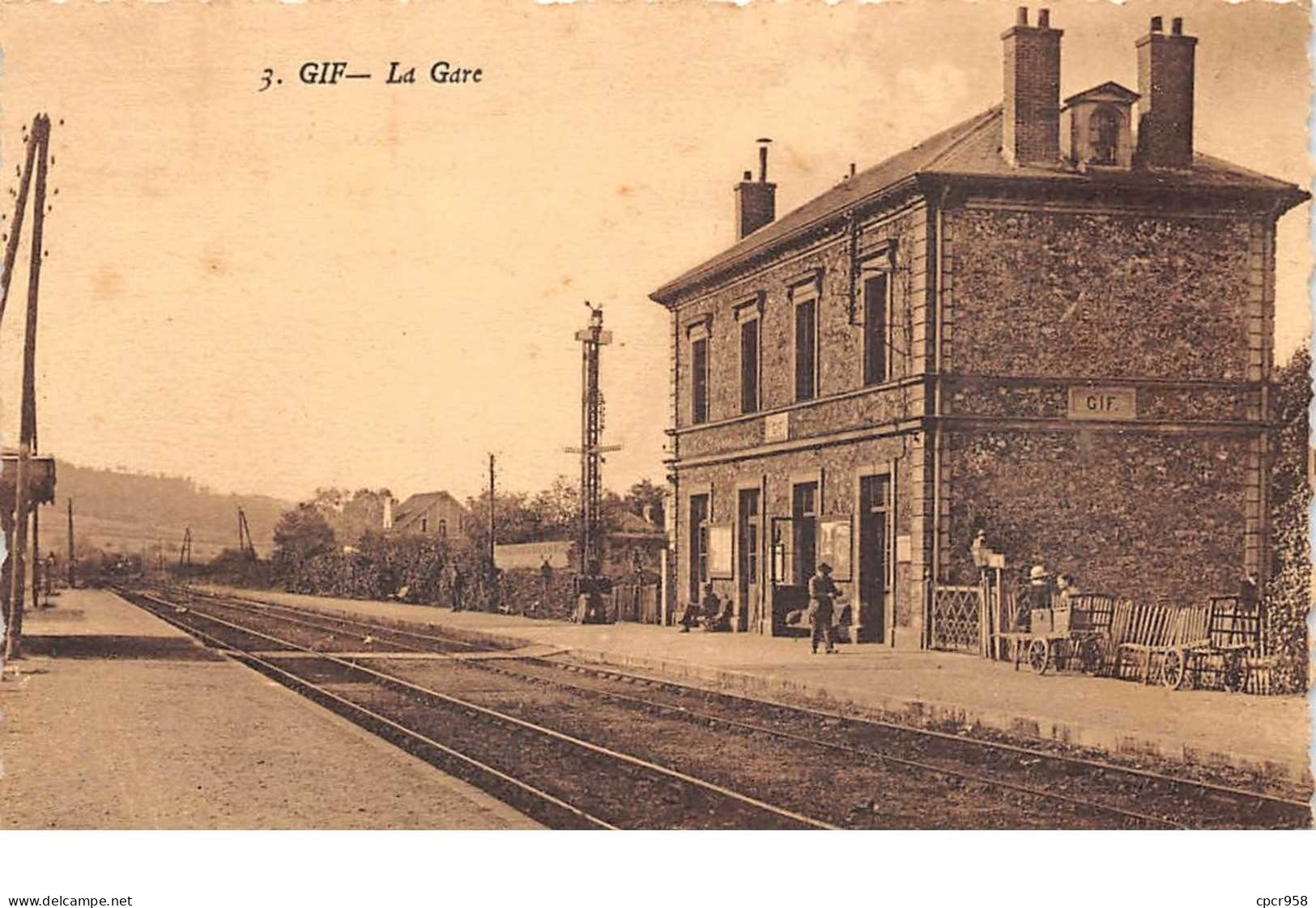 91. N°54169.GIF. La Gare - Gif Sur Yvette