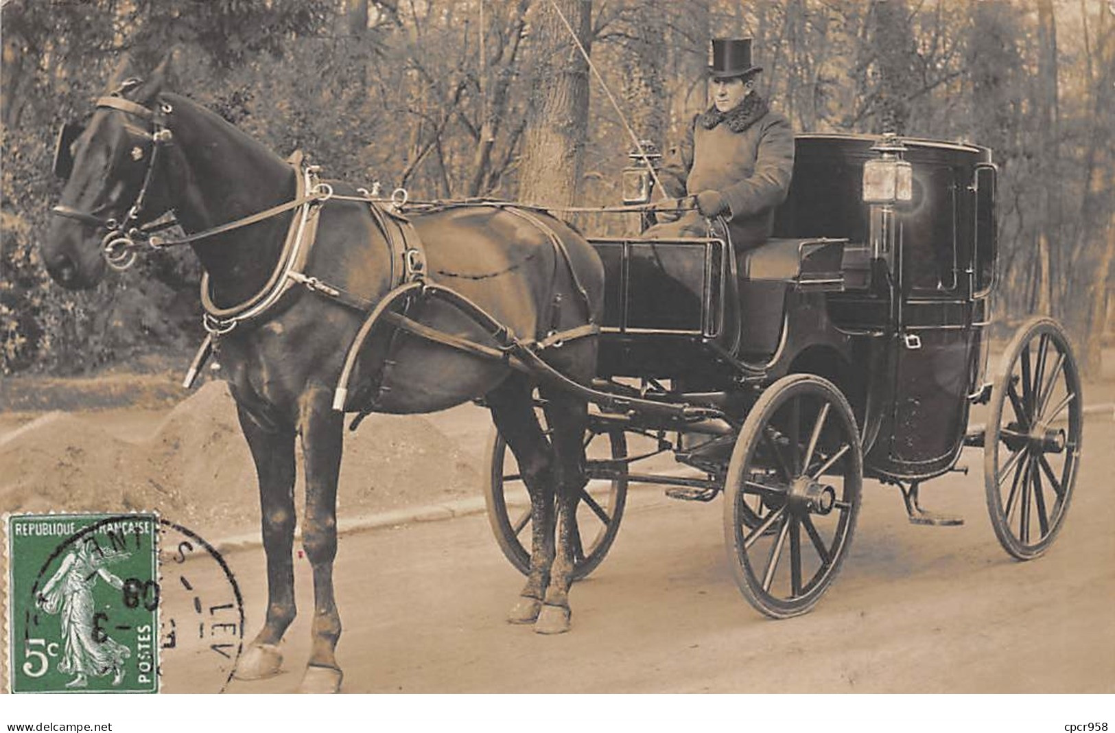 Automobile - N°67101 - Taxi - Carte Photo - Taxis & Fiacres