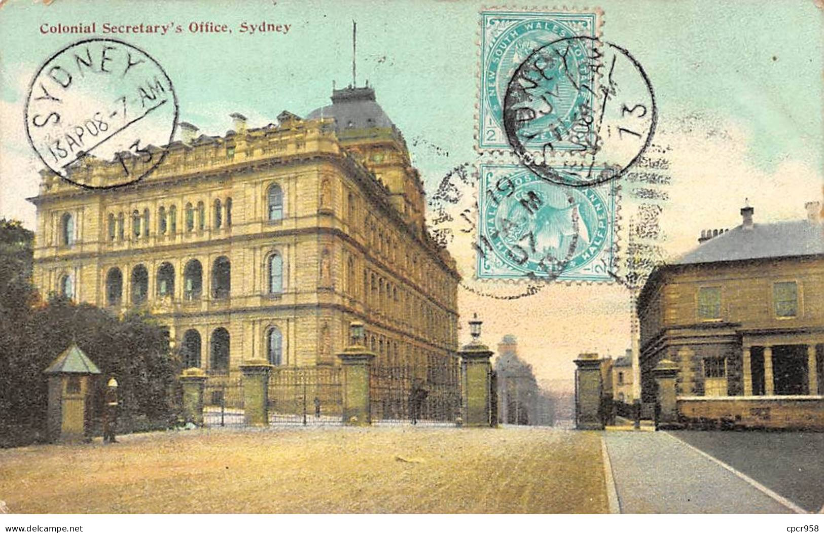 Australie - N°78818 - SYDNEY - Colonial Secretary's Office - AFFRANCHISSEMENT DE COMPLAISANCE - Sydney