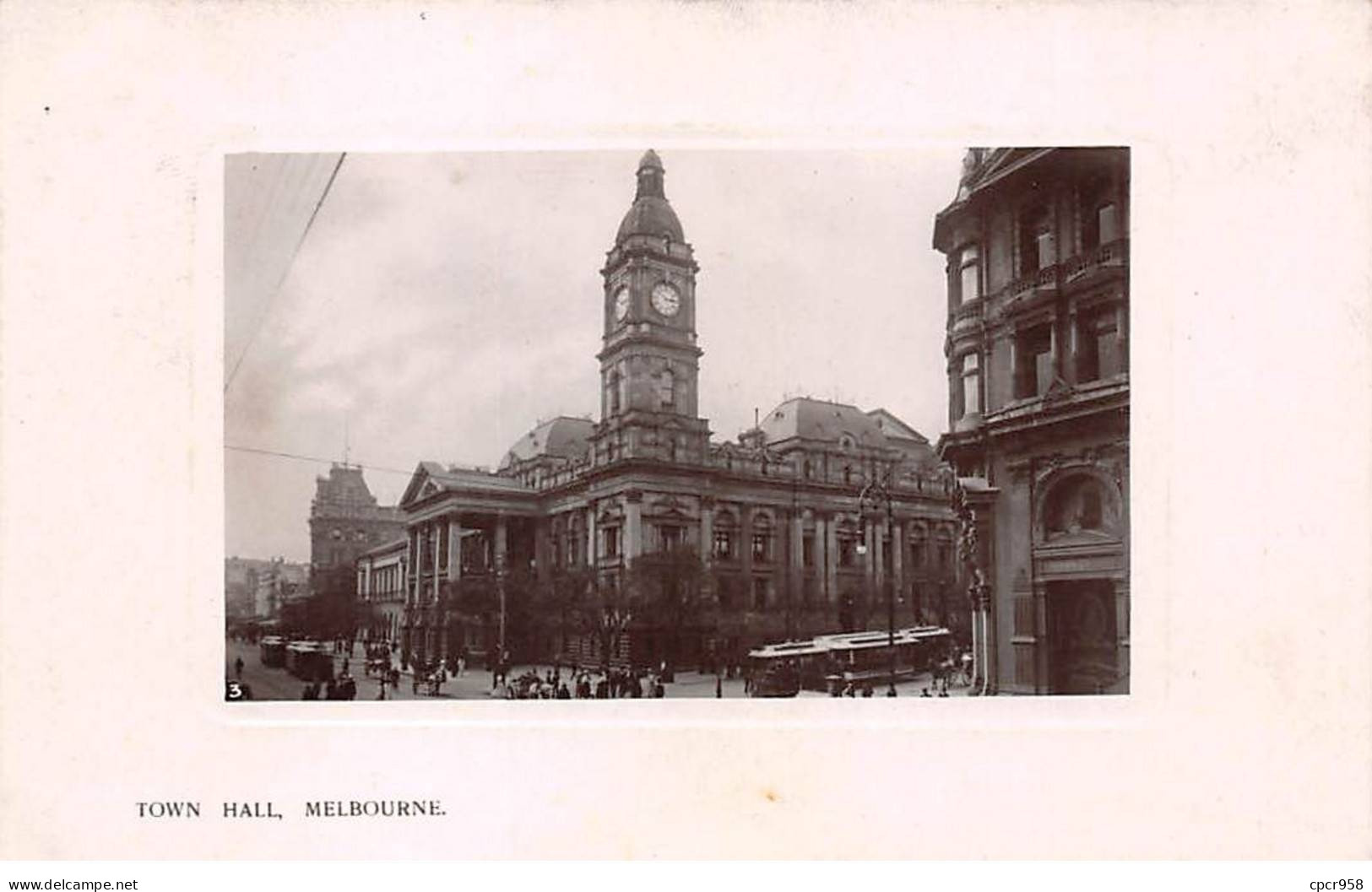 Australie - N°78761 - MELBOURNE - Town Hall - Melbourne