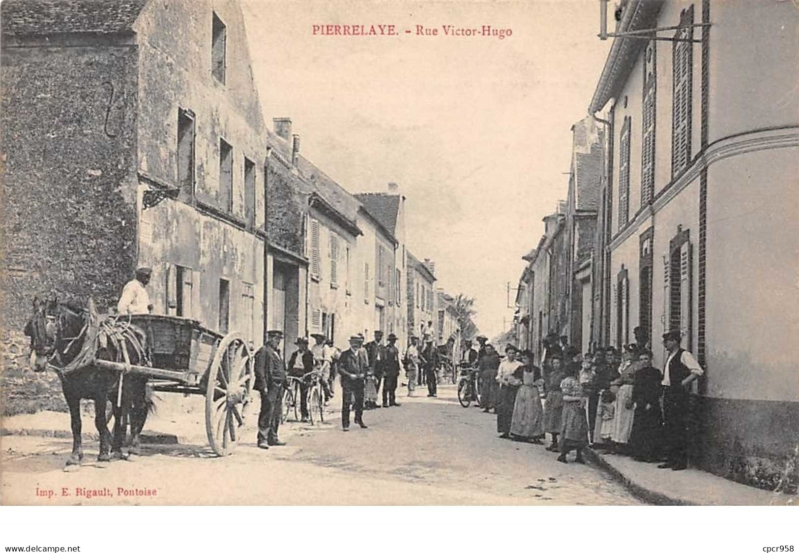 95 . N°53185.PIERRELAYE. Rue Victor-hugo - Pierrelaye