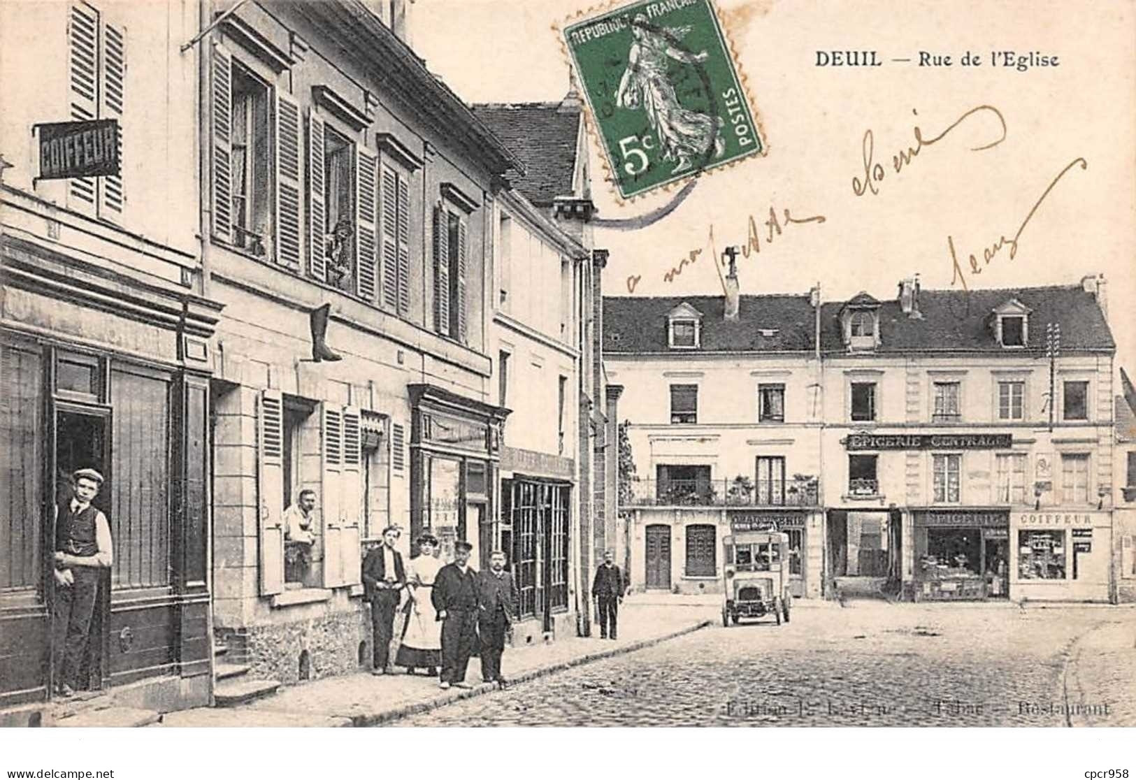 95 - N°150988 - Deuil - Rue De L'eglise - Deuil La Barre