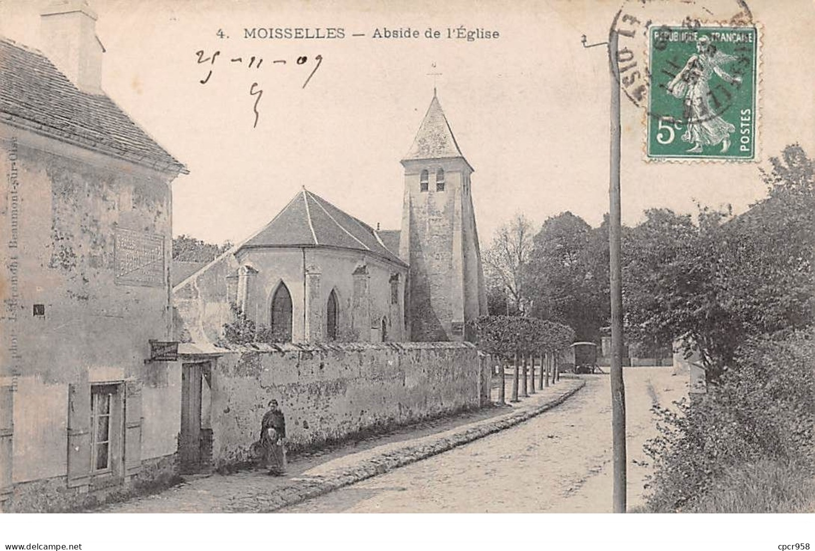 95 - N°111791 - Moisselles - Abside De L'église - Moisselles