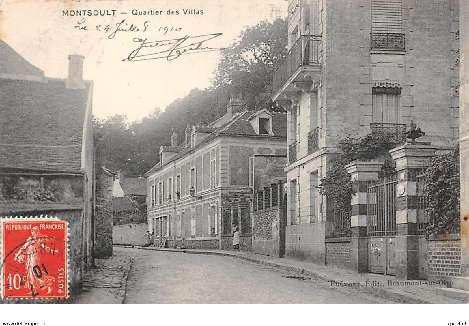 95 - N°111773 - Montsoult - Quartier Des Villas - Montsoult