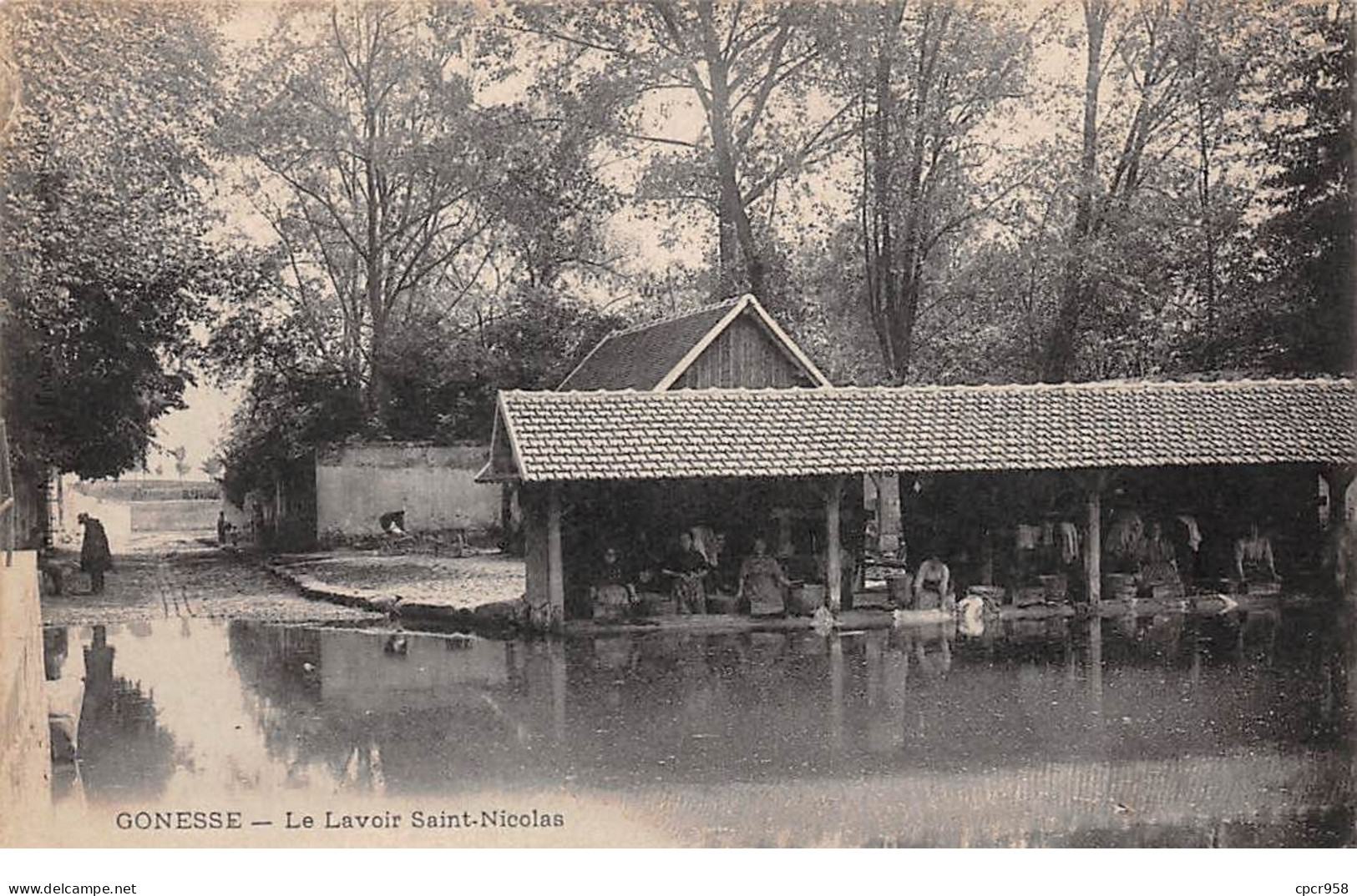 95 - N°75605 - GONESSE - Le Lavoir Saint-Nicolas - Lavandières - Gonesse