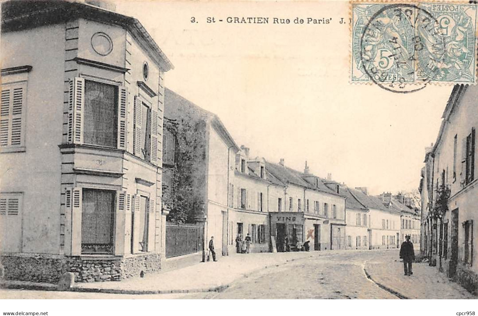 95 - N°74589 - SAINT GRATIEN - Rue De Paris - Saint Gratien