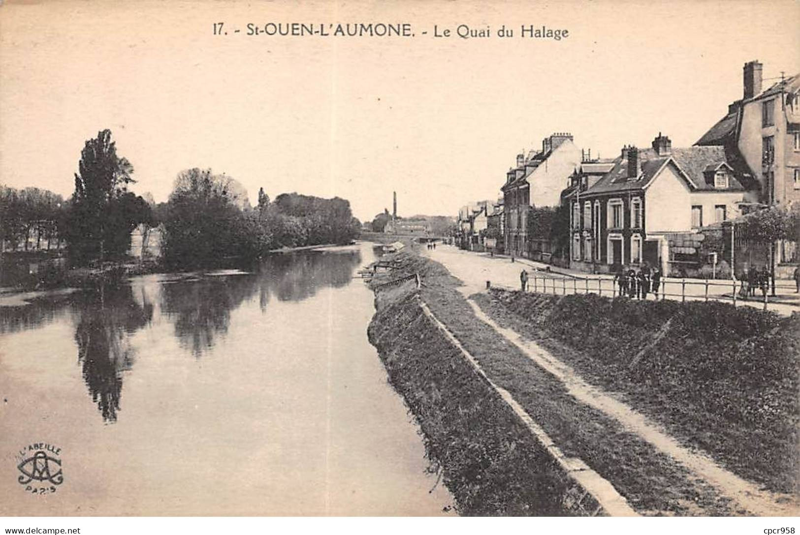 95 - ST OUEN L AUMONE - SAN35362 - Le Quai Du Halage - Saint-Ouen-l'Aumône