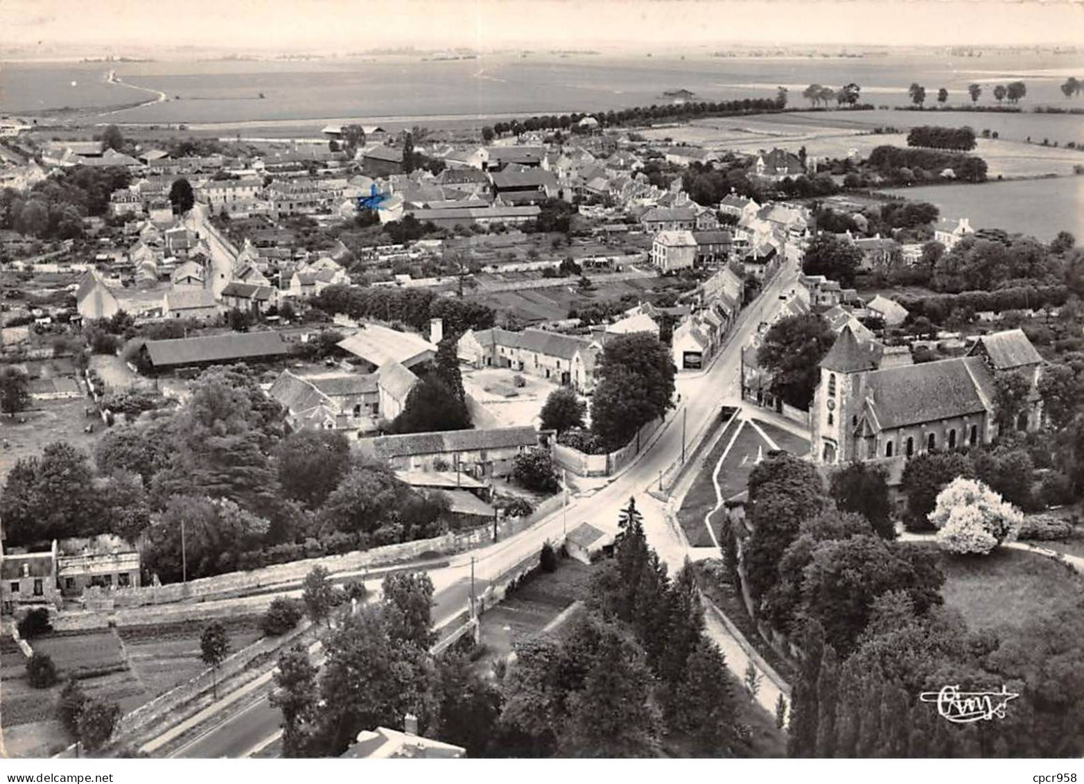 95 - ROISSY EN FRANCE - SAN39068 - Vue Aérienne - CPSM 15x10 Cm - Roissy En France