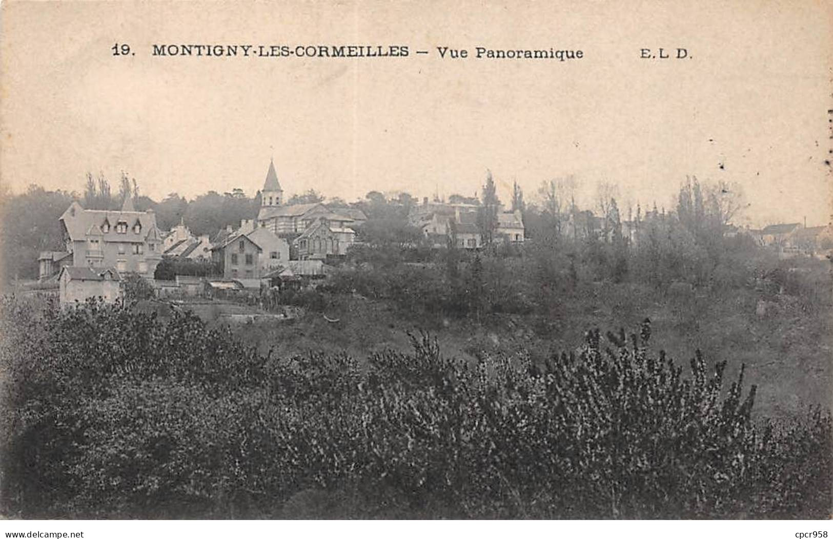 95 - MONTIGNY LES CORMEILLES - SAN35886 - Vue Panoramique - Montigny Les Cormeilles