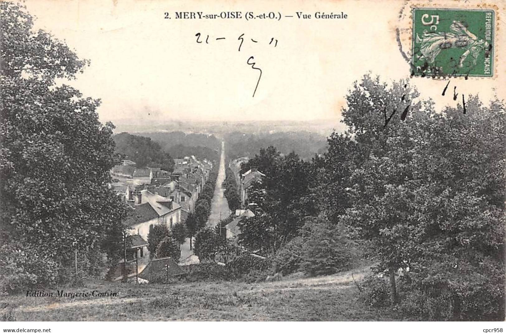 95 - MERY SUR OISE - SAN44322 - Vue Générale - Mery Sur Oise