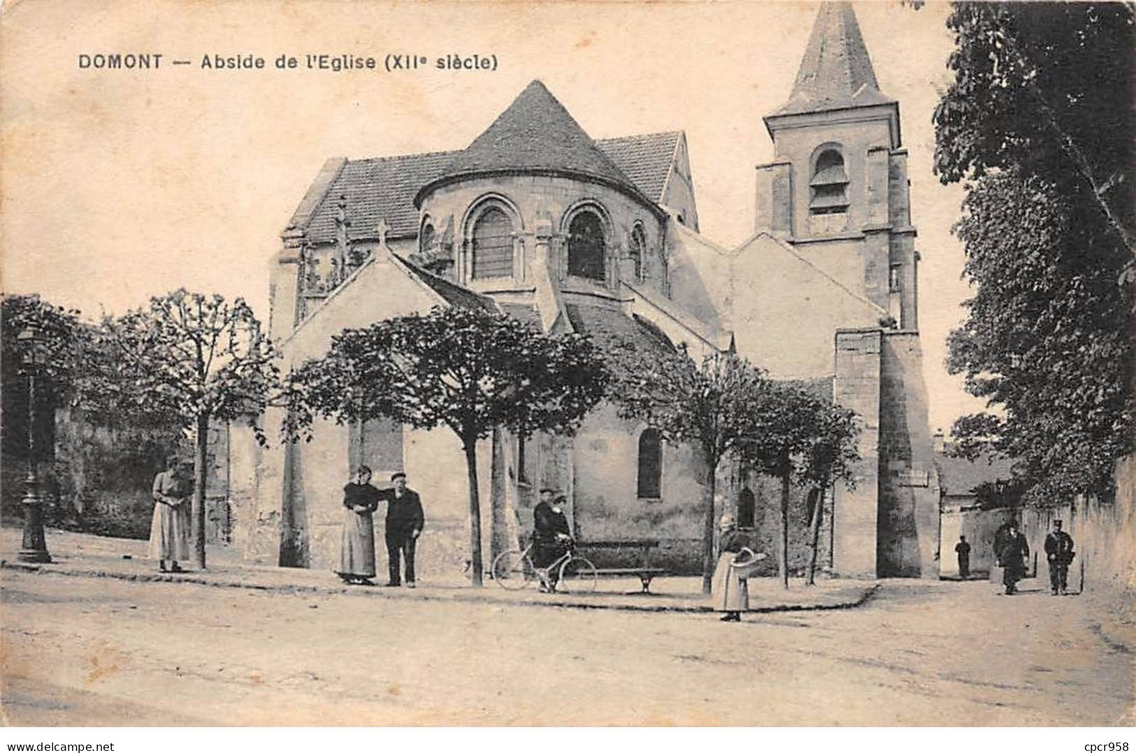 95 - DOMONT - SAN31318 - Abside De L'Eglise - Pli - Domont