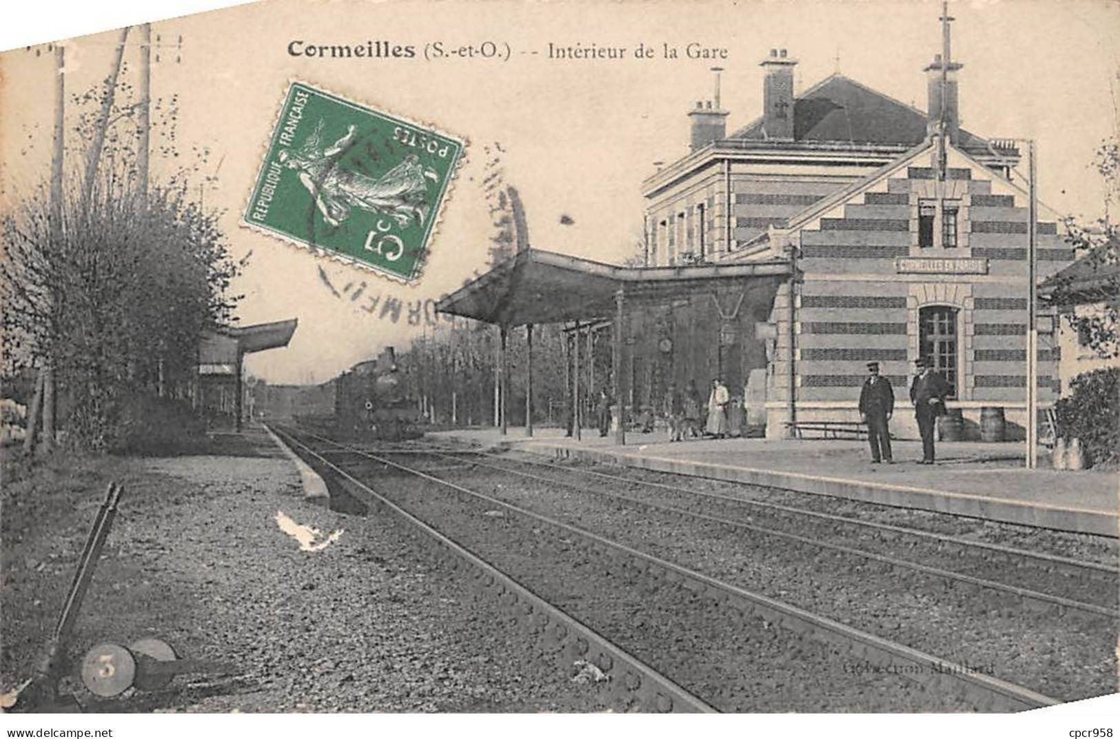 95 - CORMEILLES -  SAN26379 - Intérieur De La Gare - Train - Cormeilles En Parisis