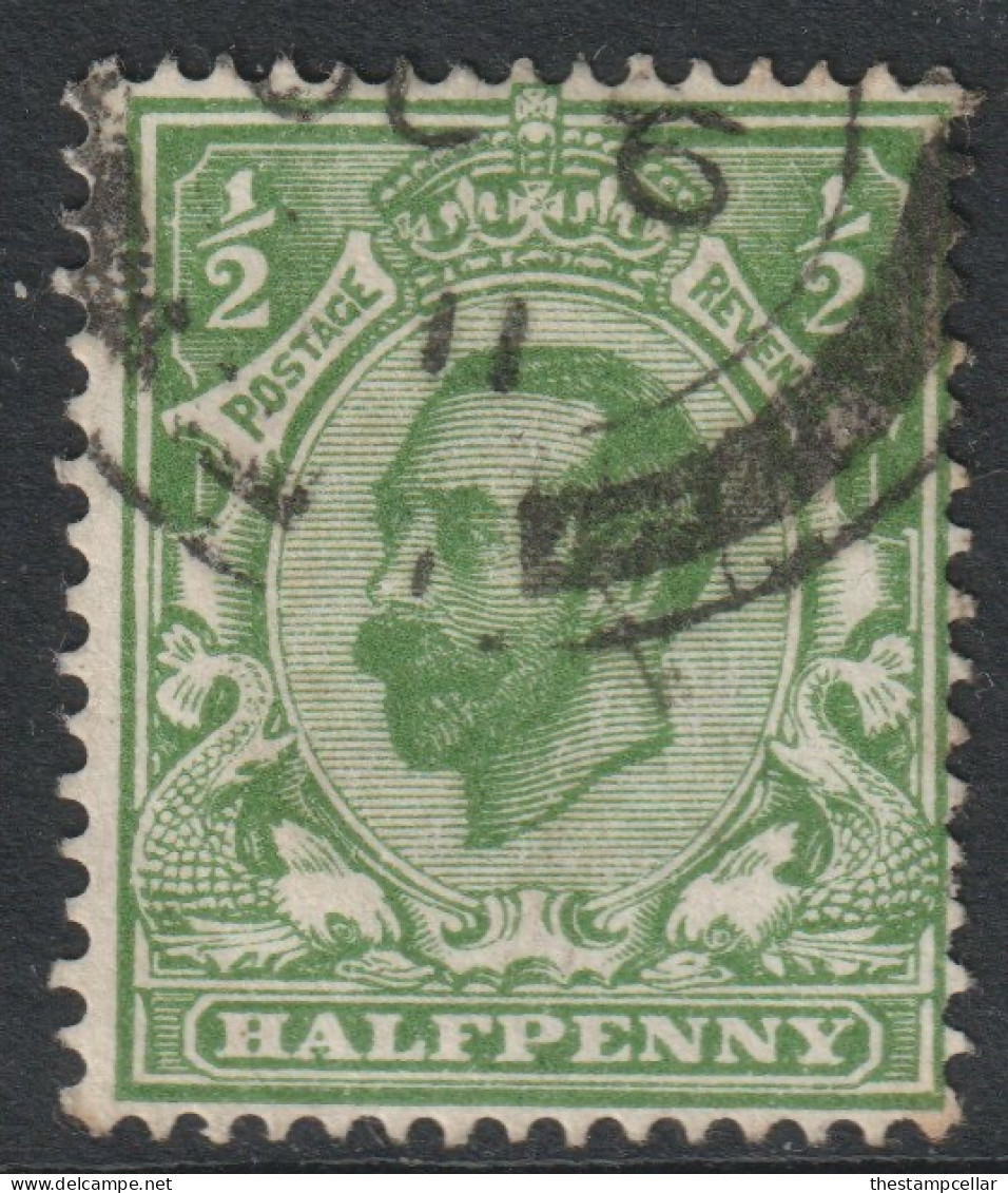 GB Scott 151 - SG322, 1911 Imperial Crown 1/2d Downey Head Used - Used Stamps