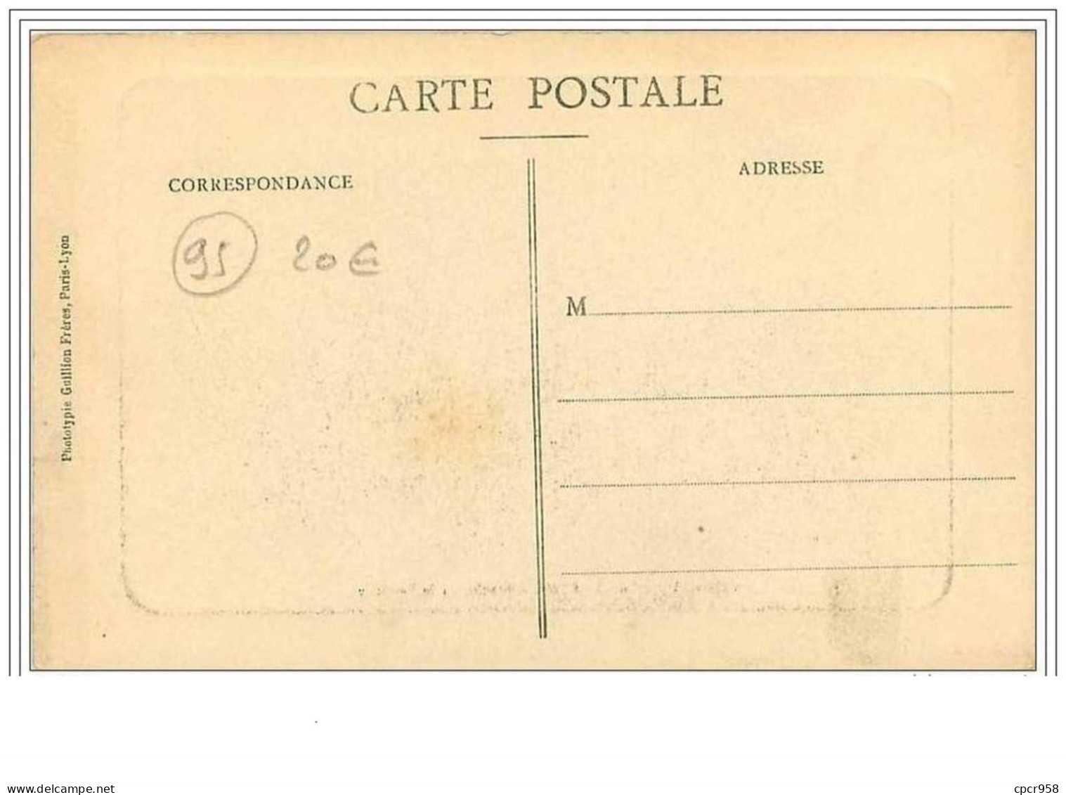 95.CORMEILLES EN PARISIS.SENTIER DE LA FOURCHE - Cormeilles En Parisis