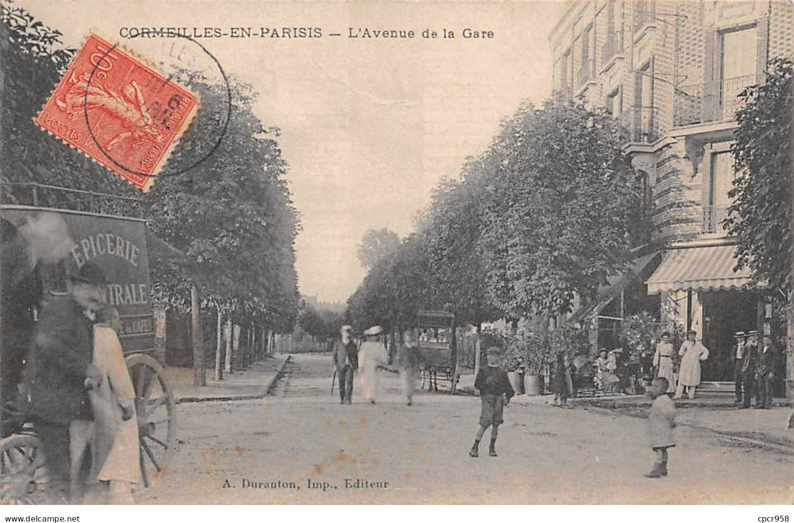 95.AM17914.Cormeilles En Parisis.Avenue De La Gare - Cormeilles En Parisis