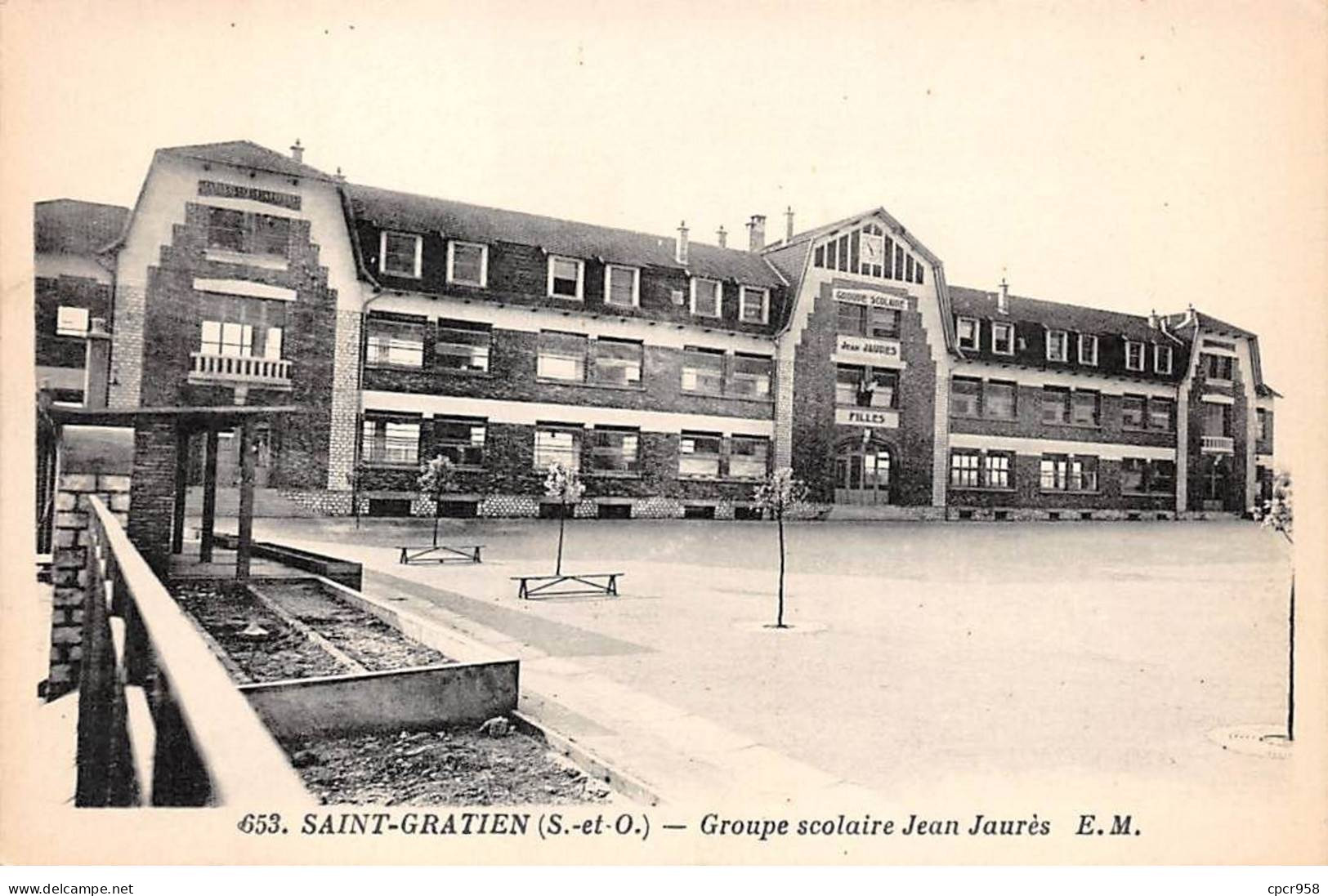 95.AM17900.Saint Gratien.N°653.Groupe Scolaire Jean Jaurès - Saint Gratien