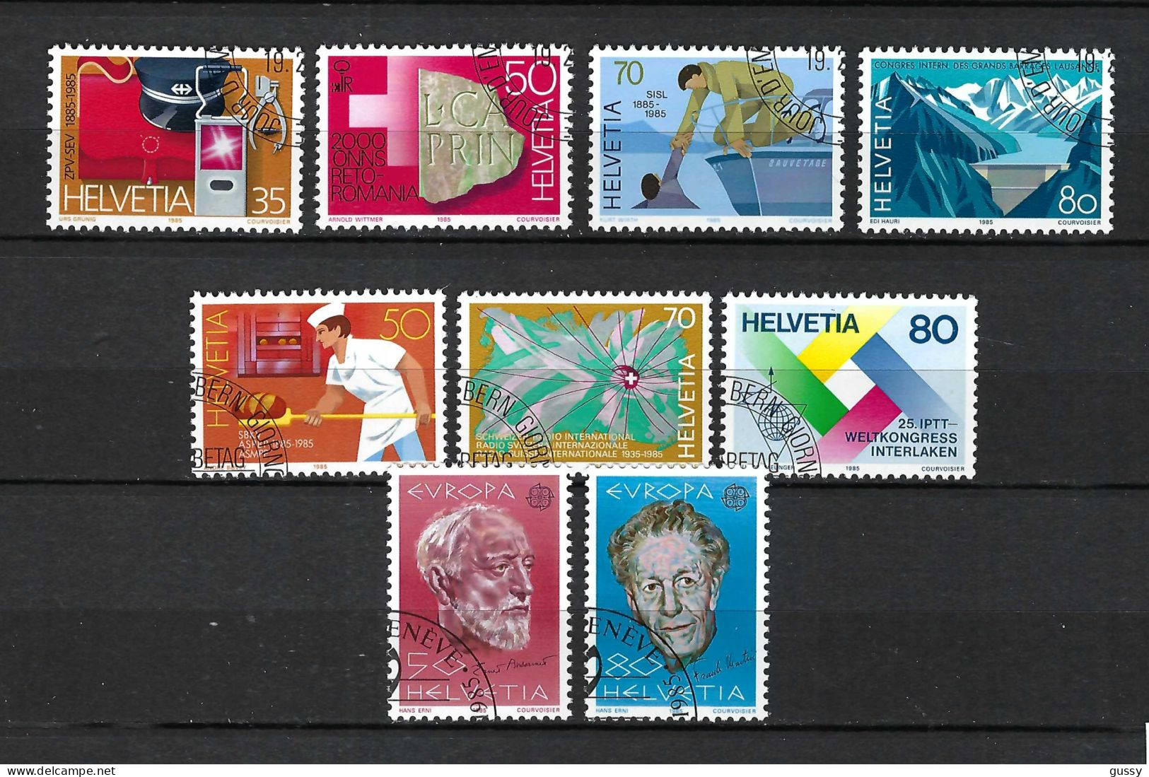 SUISSE 1985: Lot D'oblitérés - Used Stamps