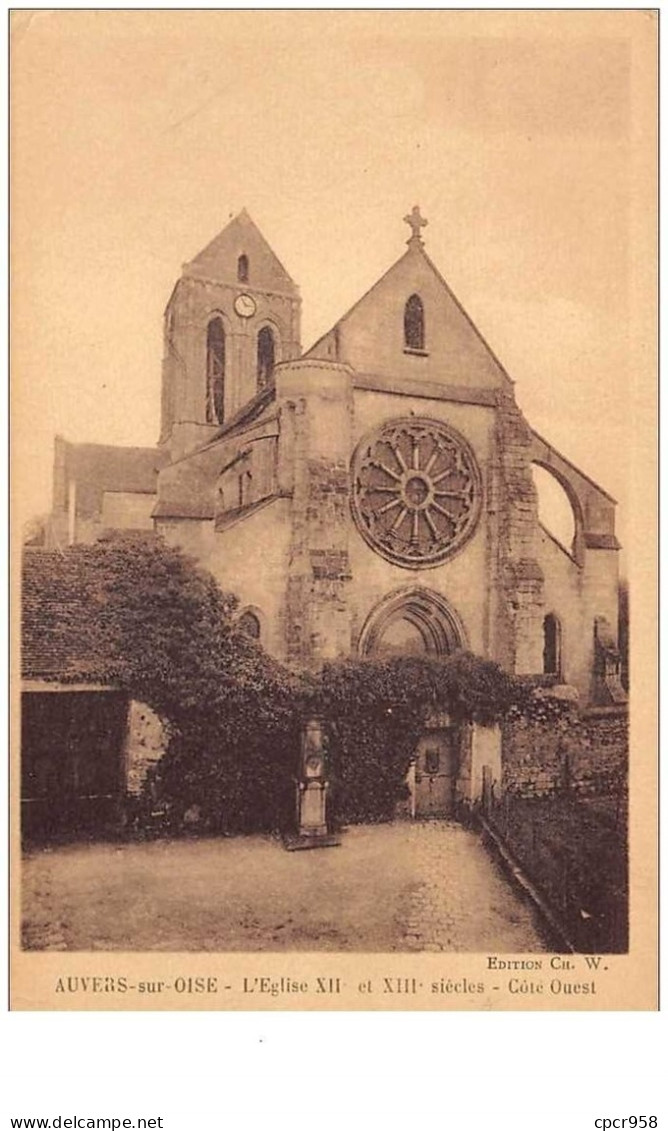 95. N°44431 . Auvers Sur Oise.   L Eglise - Auvers Sur Oise