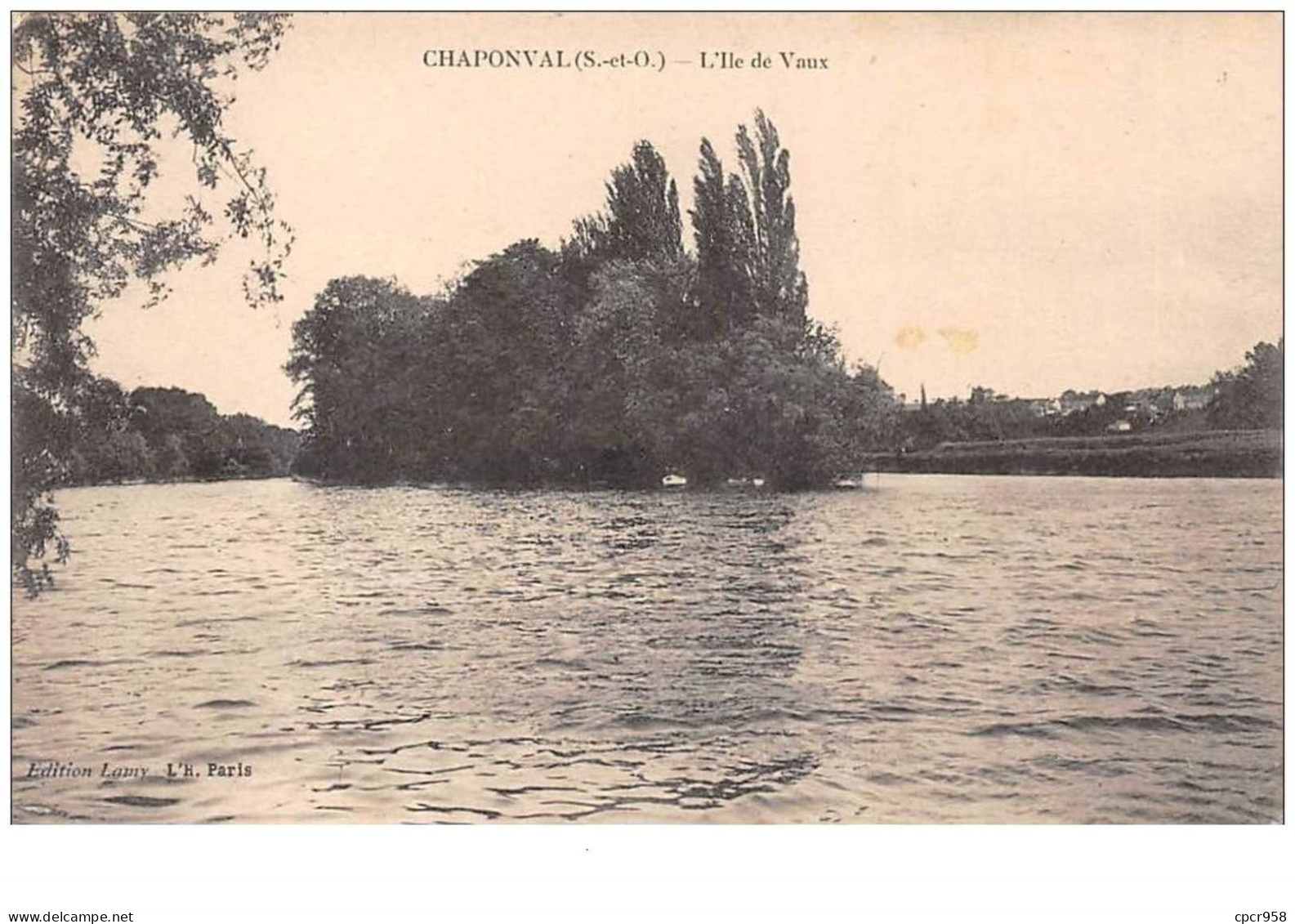 95. N°44414 . Chaponval . L Ile De Vaux - Auvers Sur Oise