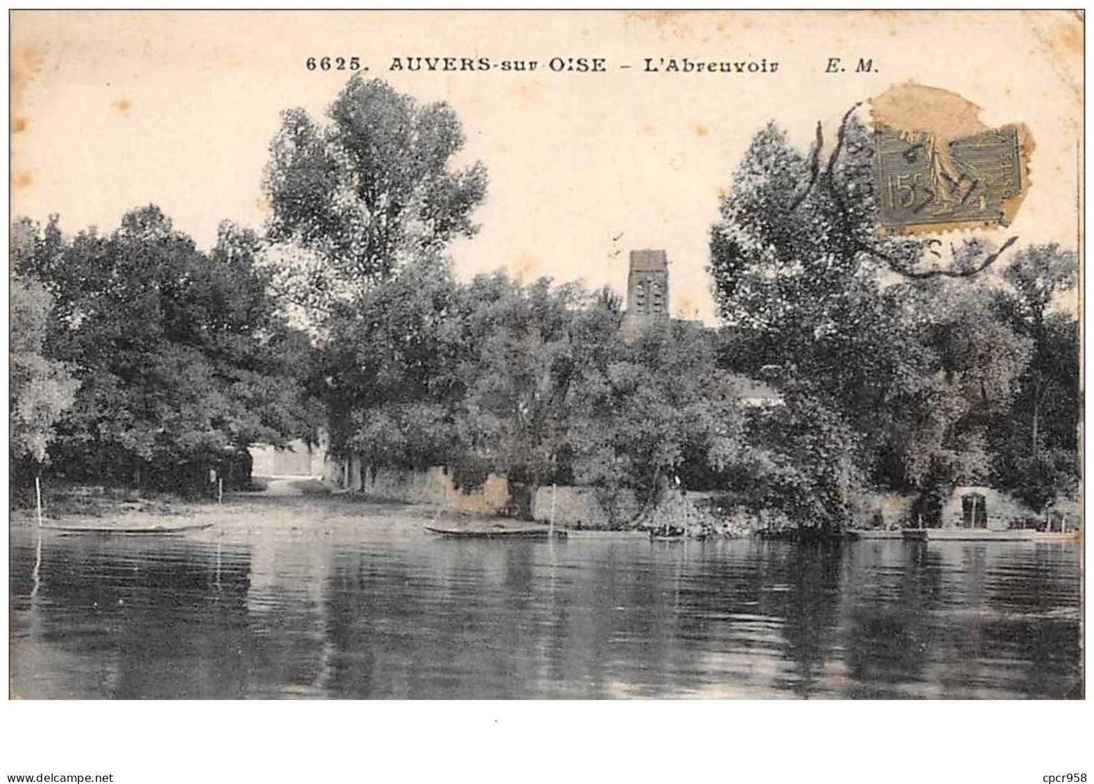 95. N°44363 . Auvers Sur Oise .  L Abreuvoir - Auvers Sur Oise