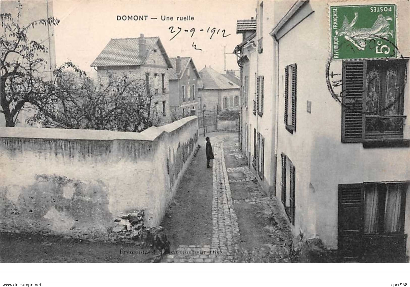 95. N°56535.domont.une Ruelle - Domont