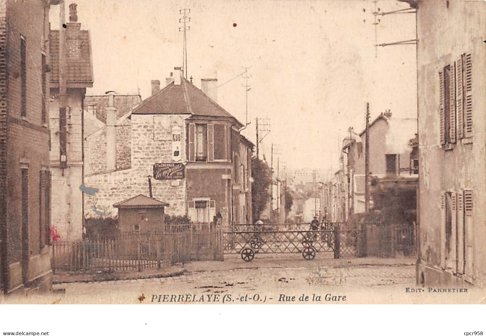 95. N°206315. Pierrelaye. Rue De La Gare - Pierrelaye