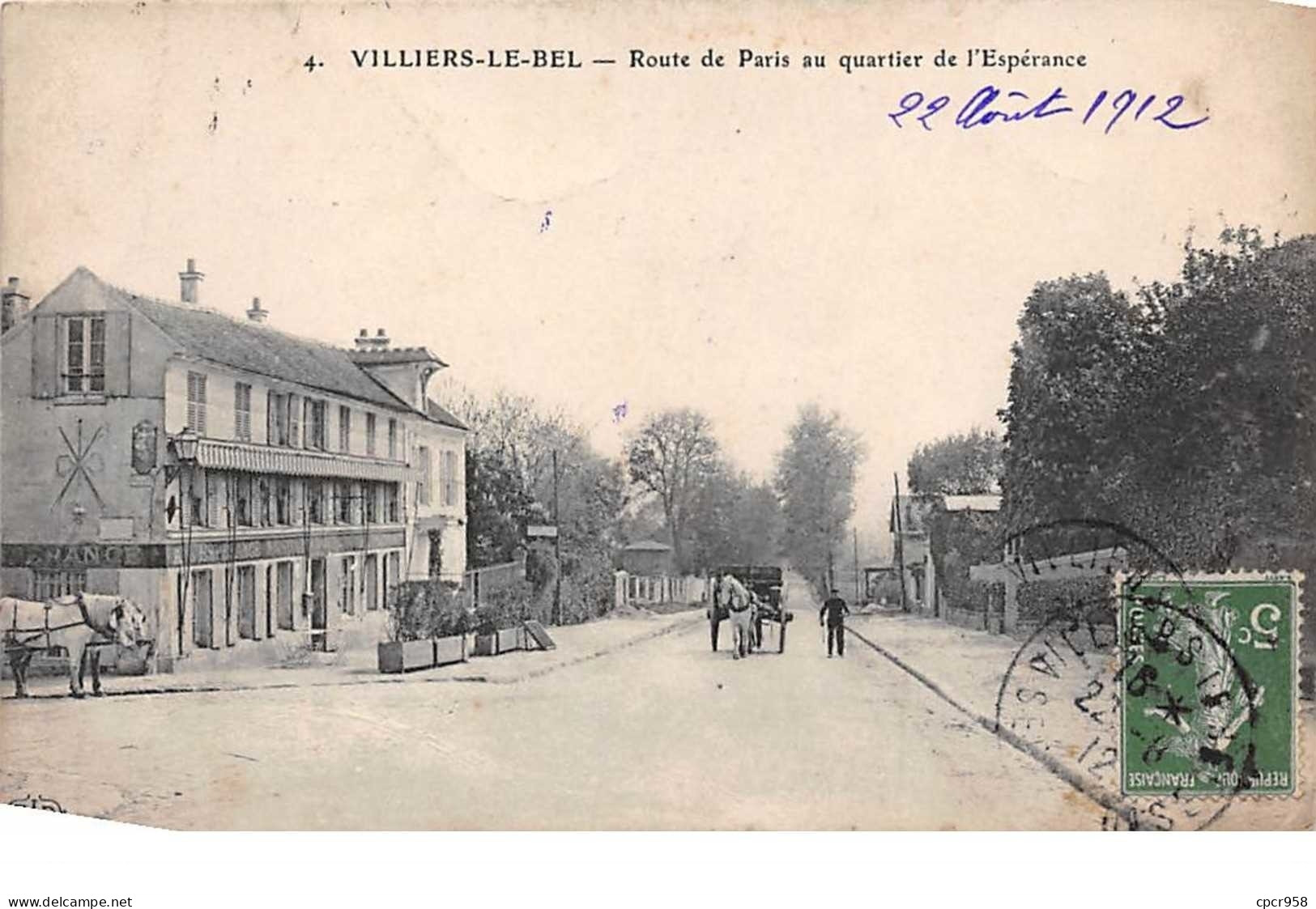 95. N°56531.villiers Le Bel.route De Paris Au Quartier De L'espérance - Villiers Le Bel