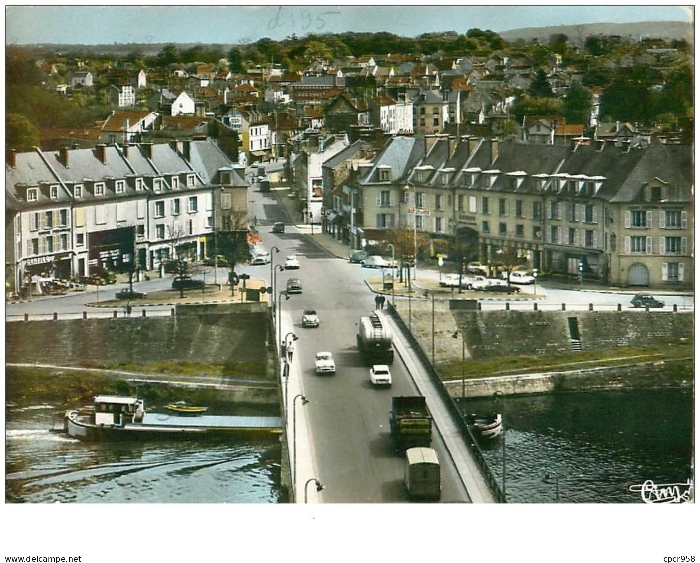 95 .n°39892 . St Ouen L Aumone.le Pont De Pontoise.cpsm 15 X 10 Cm . - Saint-Ouen-l'Aumône