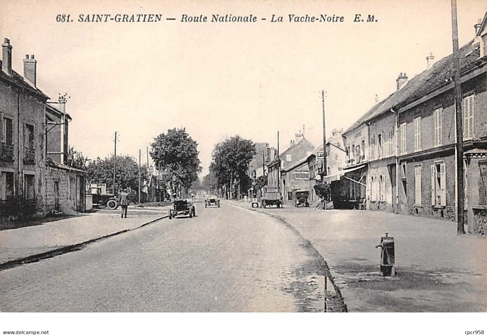 95 . N°101356  .st Gratien .route Nationale  . - Saint Gratien