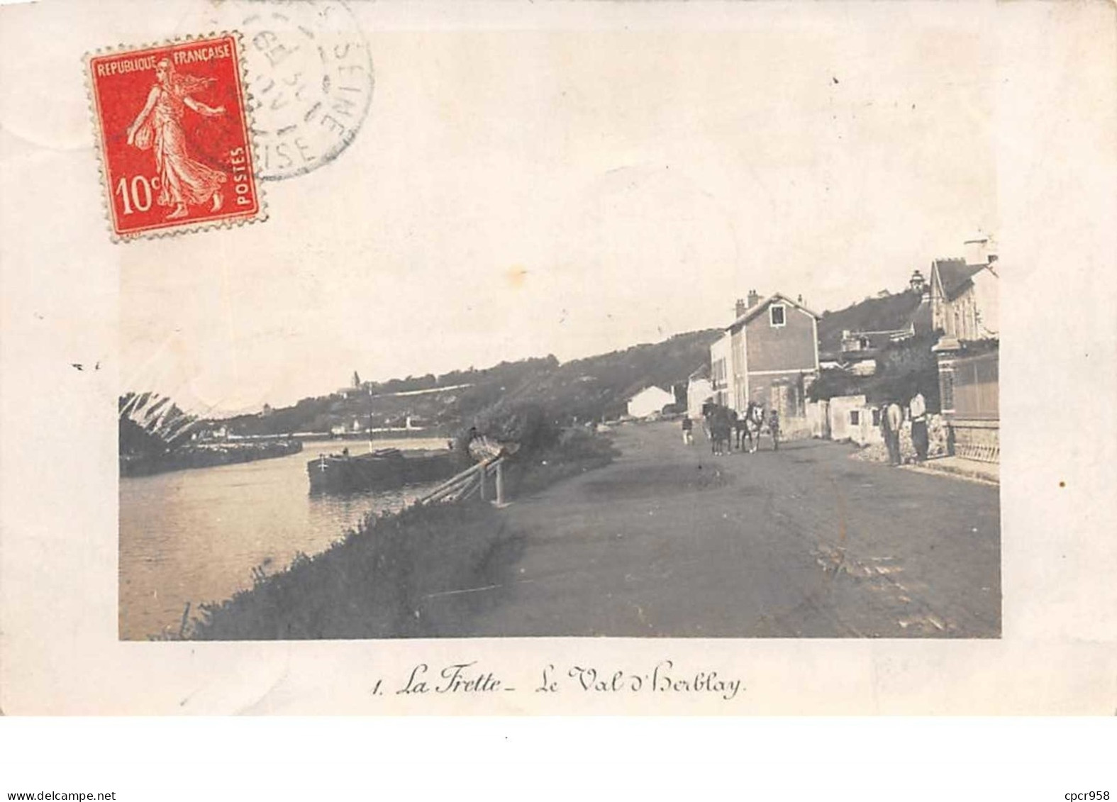 95 . N°51713 . La Frette.carte Photo - La Frette-sur-Seine