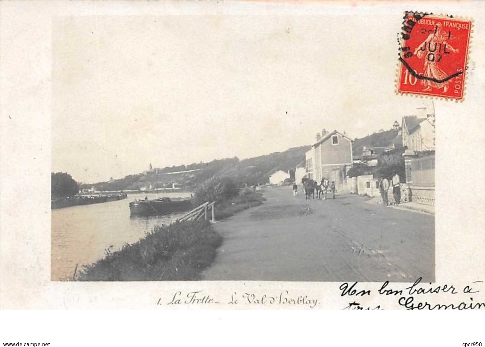 95 . N°51712 . La Frette.carte Photo - La Frette-sur-Seine