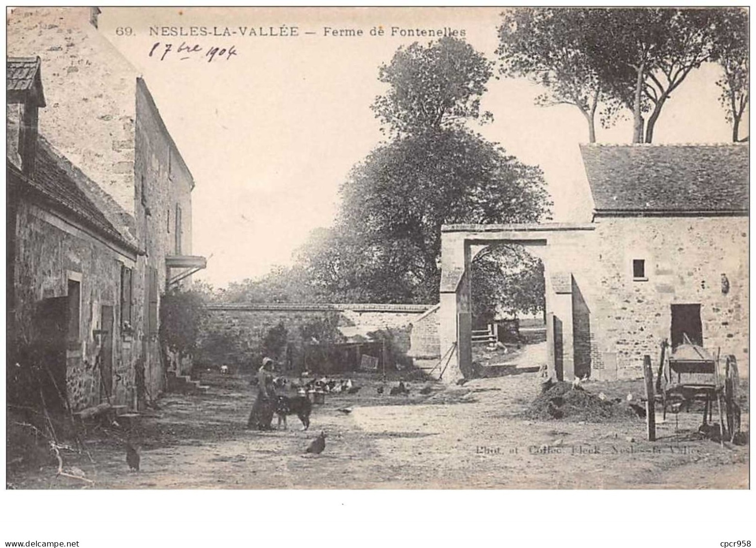 95 . N°49291 . Nesles La Vallée . Ferme De Fontenelles - Nesles-la-Vallée